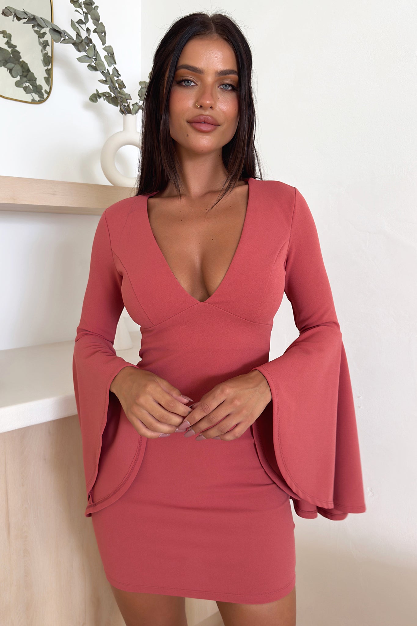 Constance Dress - Plum-Coutiqo