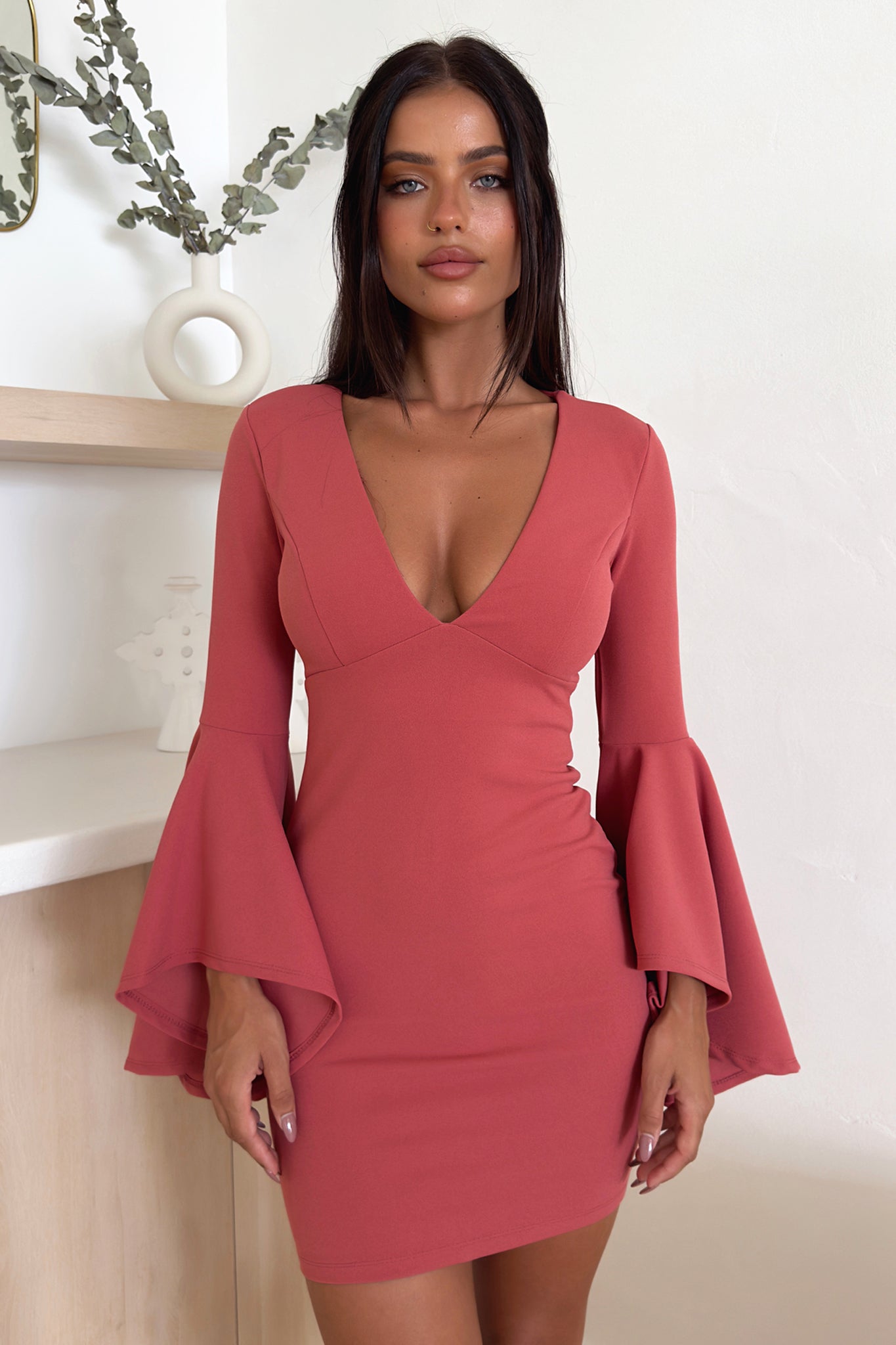 Constance Dress - Plum-Coutiqo