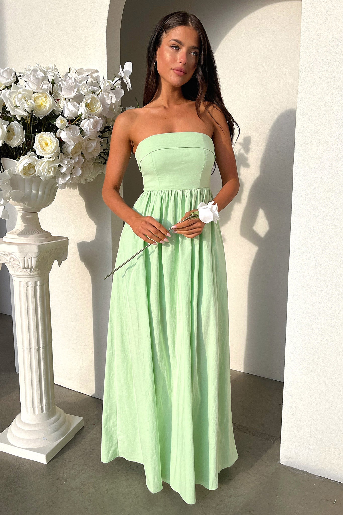 Cornell Maxi Dress - Sage-Coutiqo