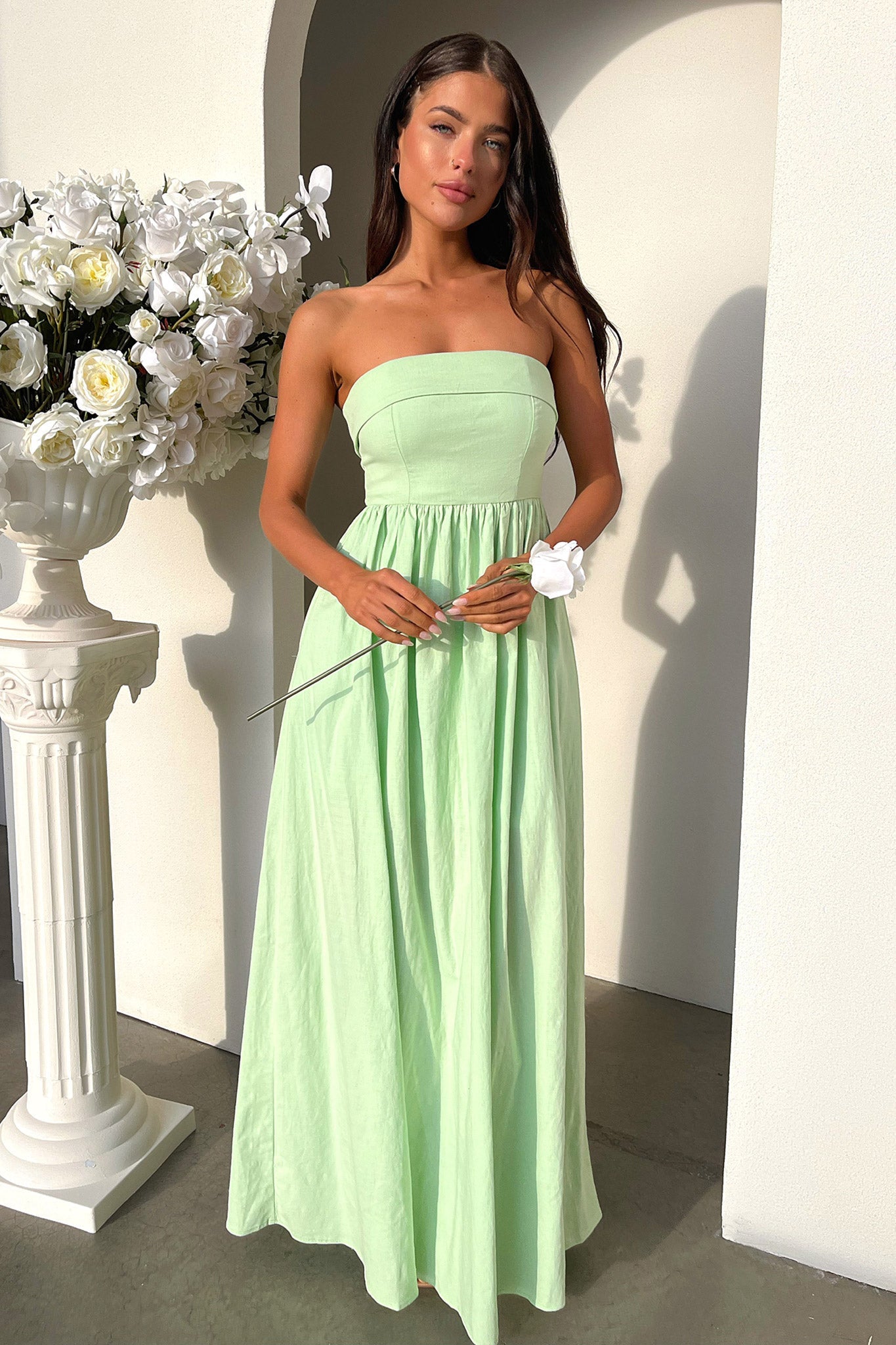 Cornell Maxi Dress - Sage-Coutiqo