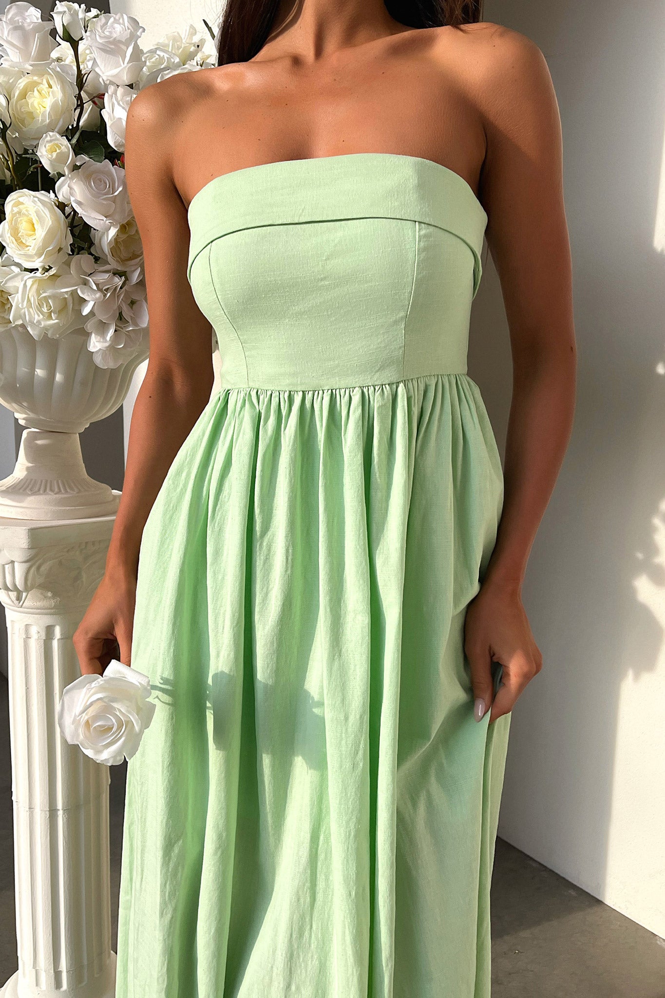 Cornell Maxi Dress - Sage-Coutiqo