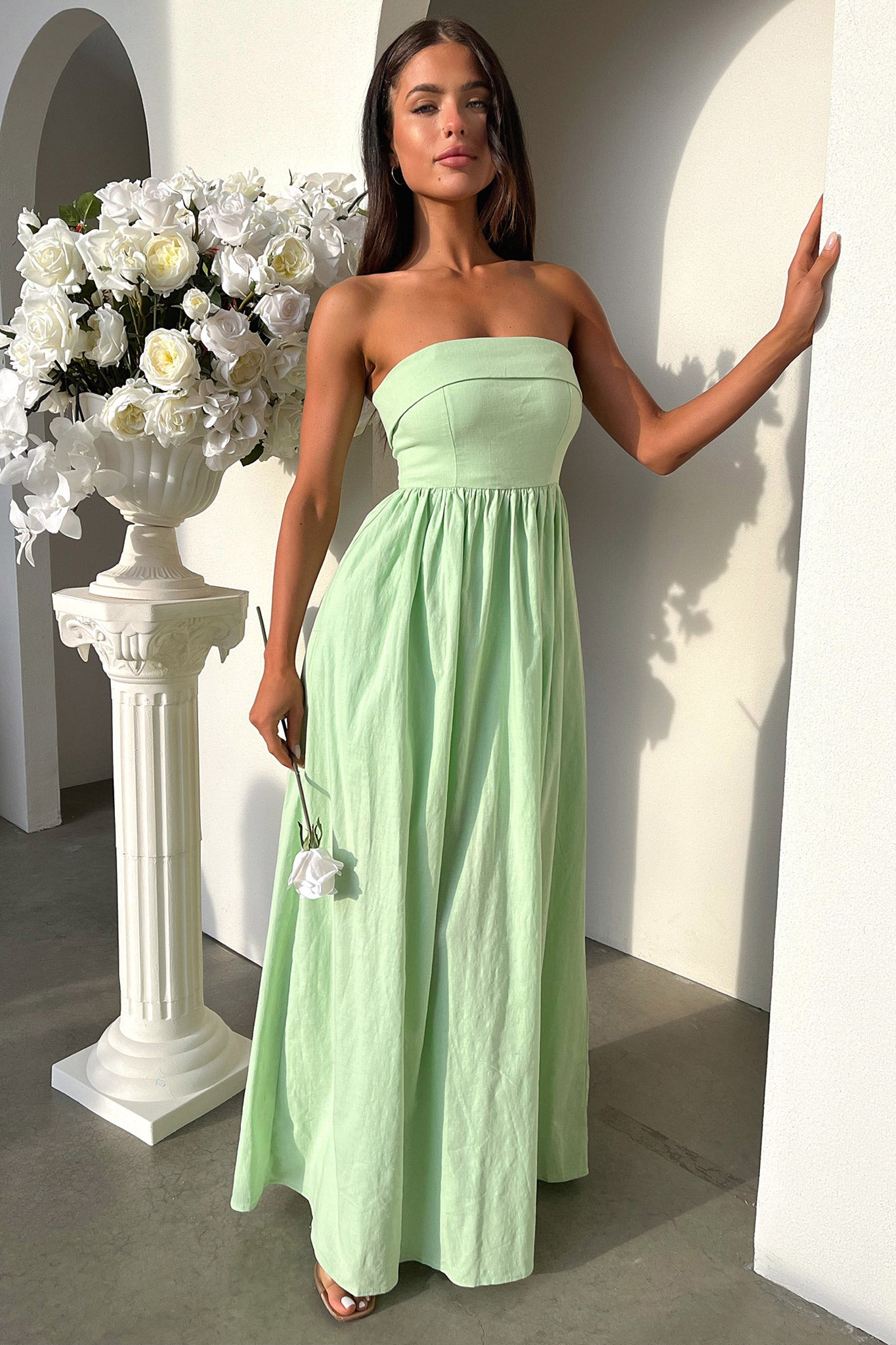 Cornell Maxi Dress - Sage-Coutiqo