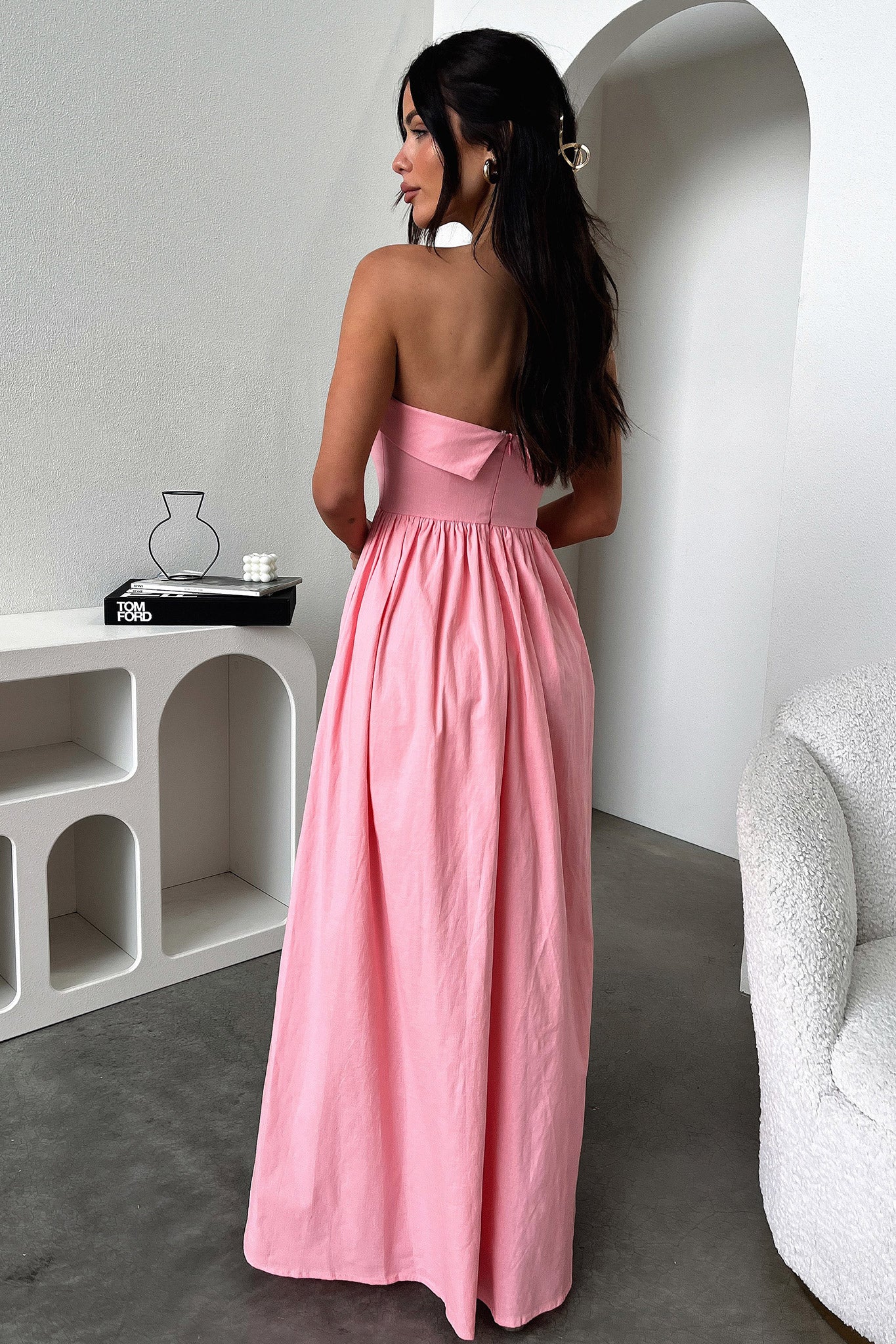 Cornell Maxi Dress - Pink-Coutiqo