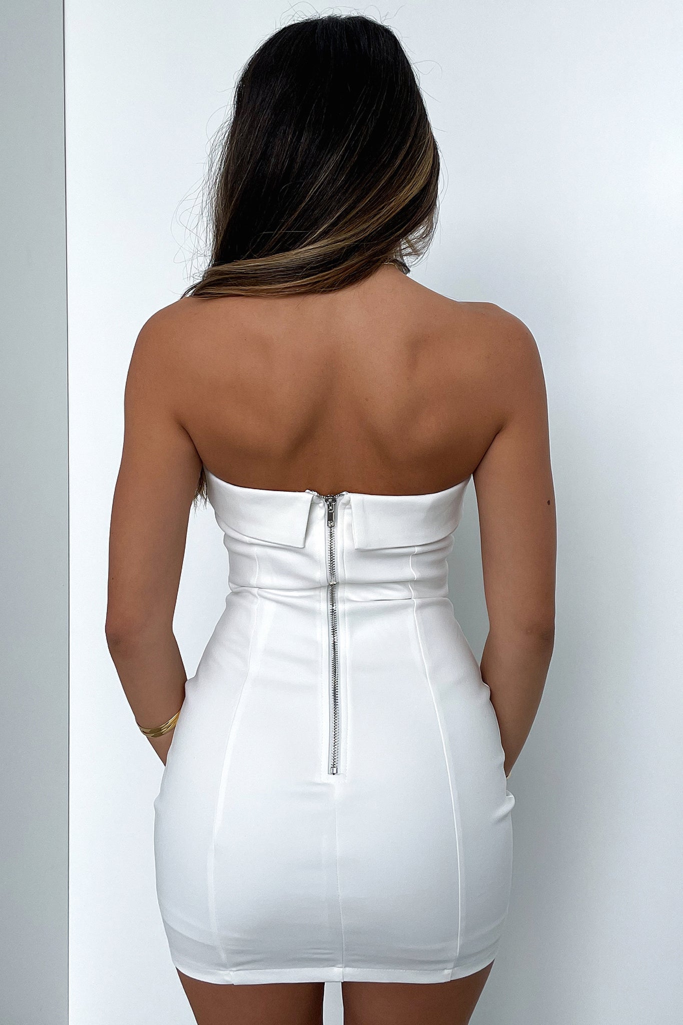 Cypress Dress - White-Coutiqo