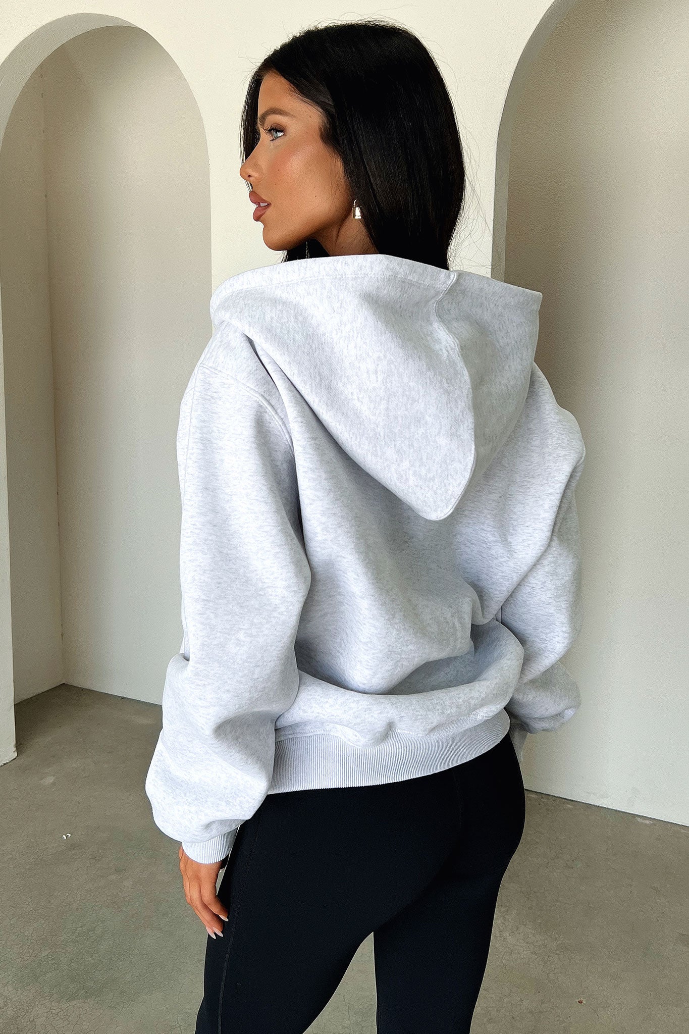 Dale Zip Up Hoodie - Grey-Coutiqo