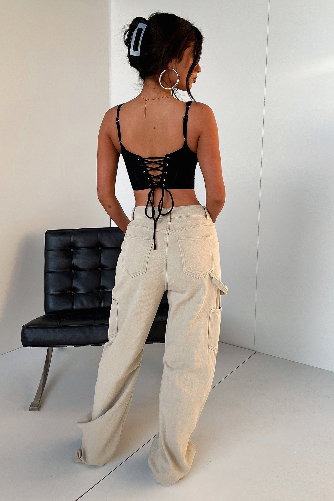 Destiny Crop - Black-Coutiqo