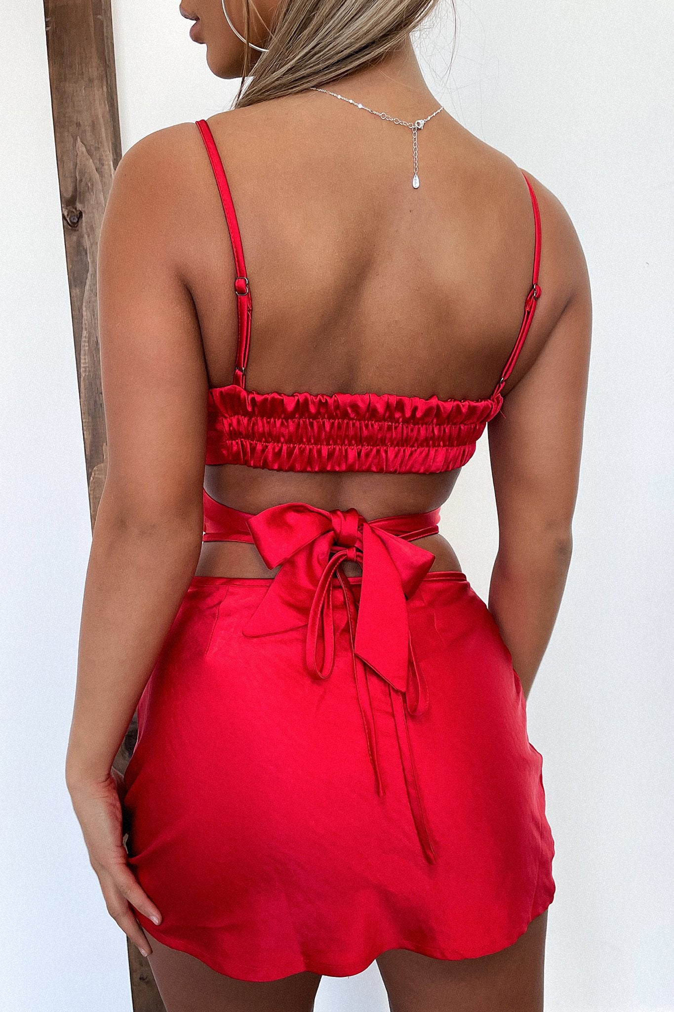 Diesel Skirt - Red-Coutiqo