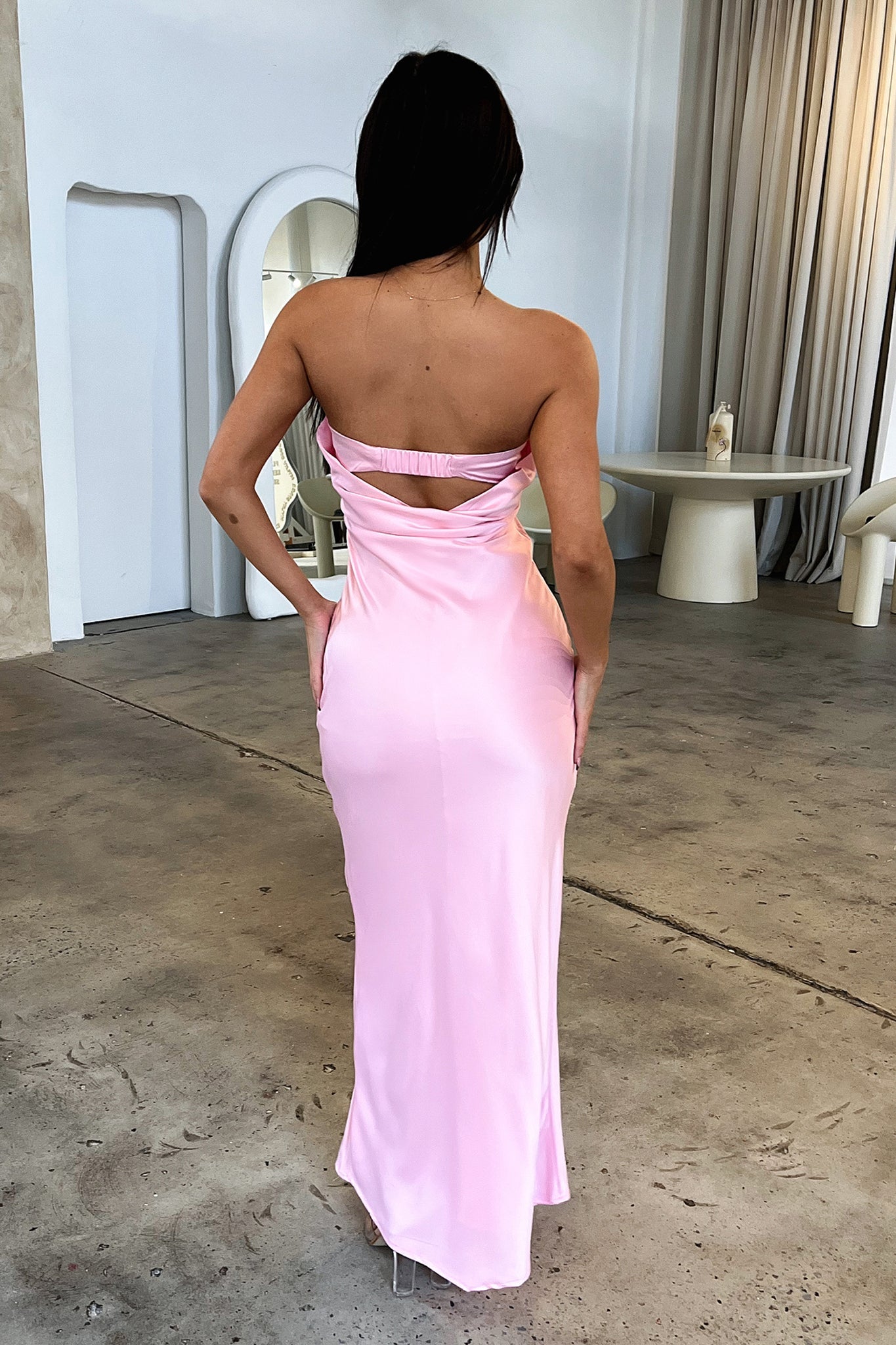 Ellis Maxi Dress - Pink-Coutiqo