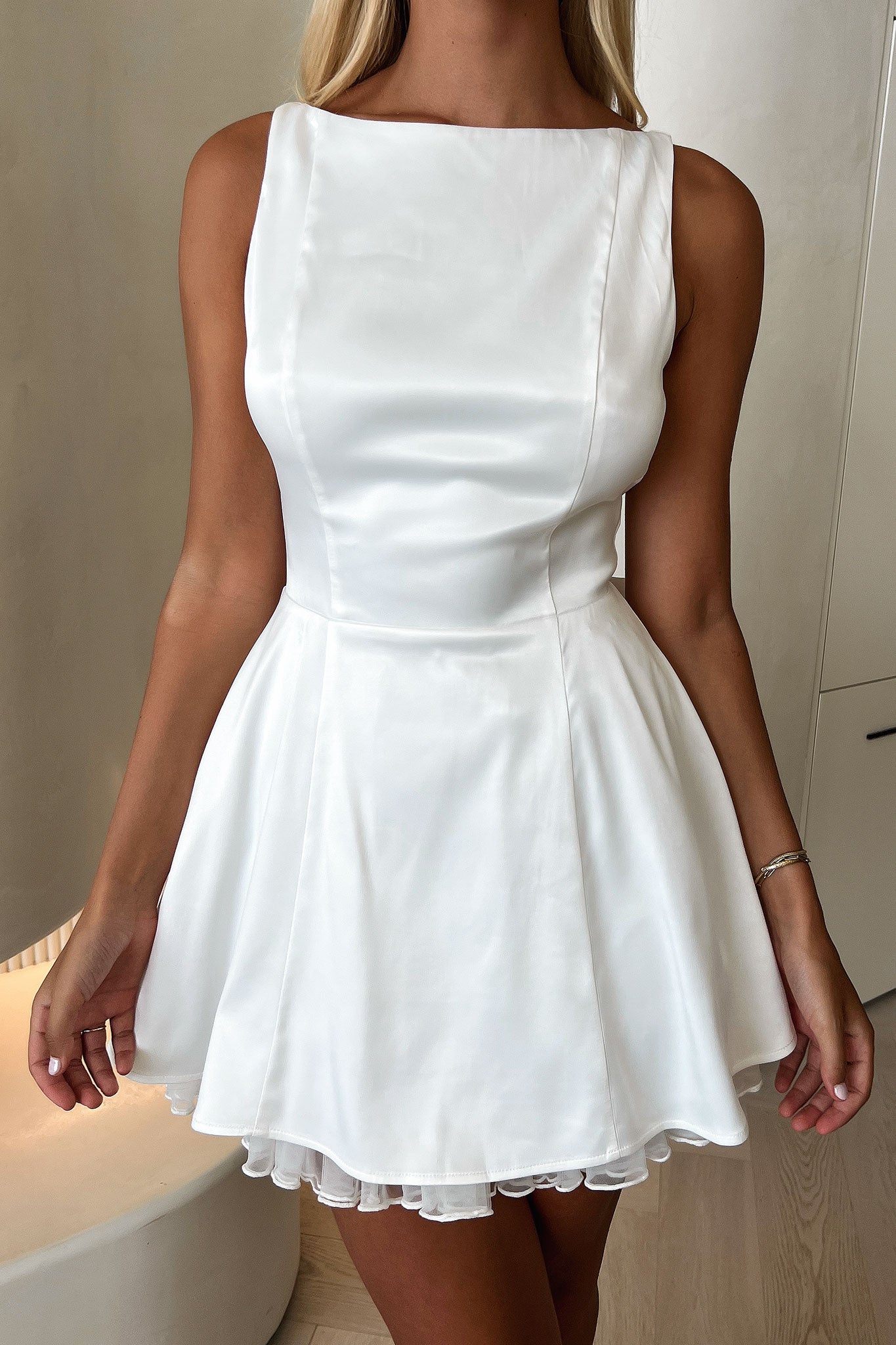 Elodie Dress - White-Coutiqo