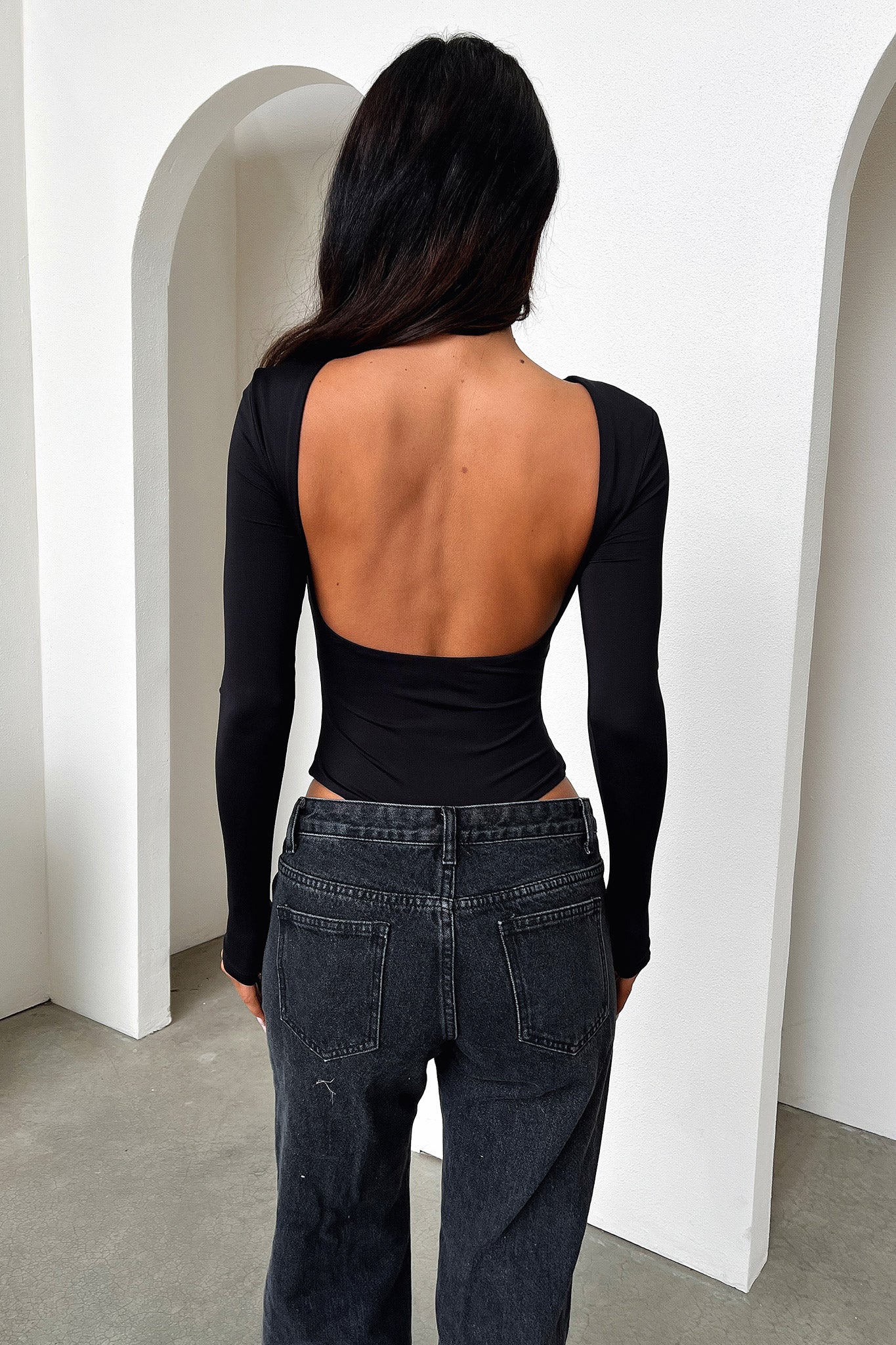 Eve Bodysuit - Black-Coutiqo