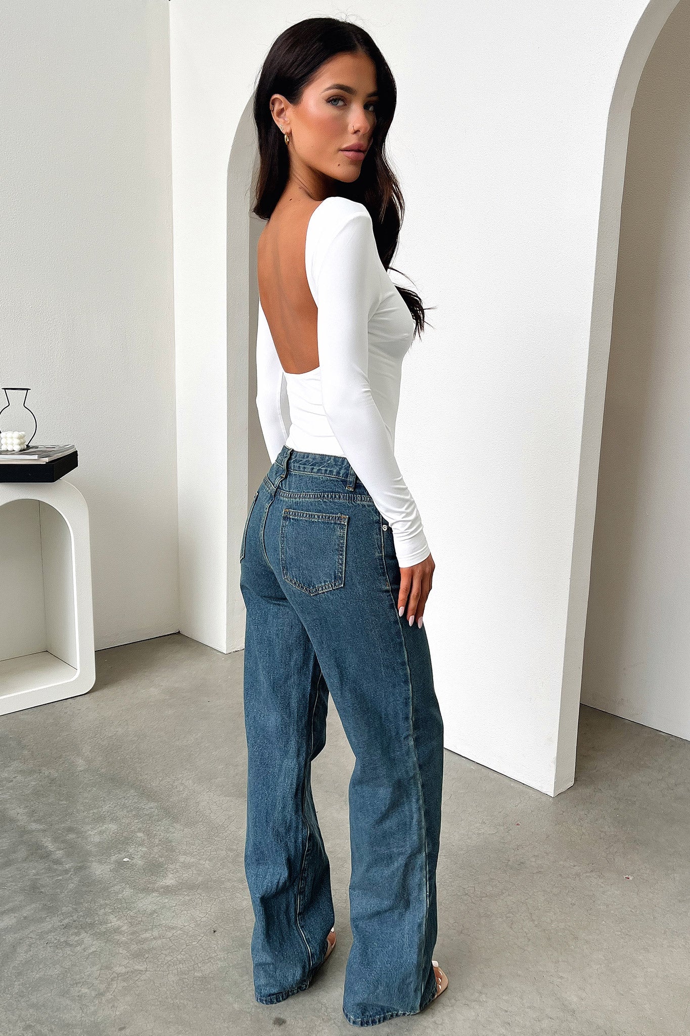 Eve Bodysuit - White-Coutiqo