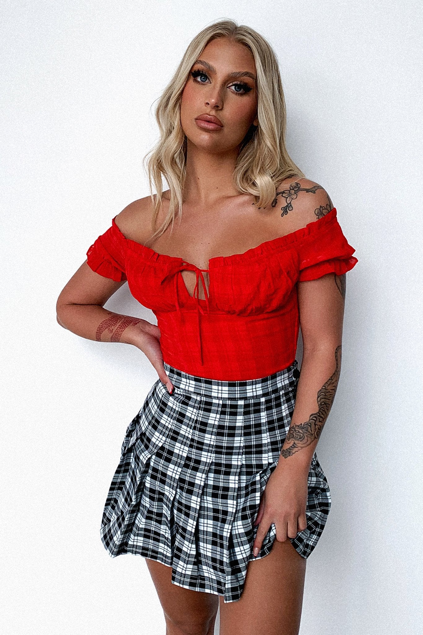 Frenchie crop - Red-Coutiqo