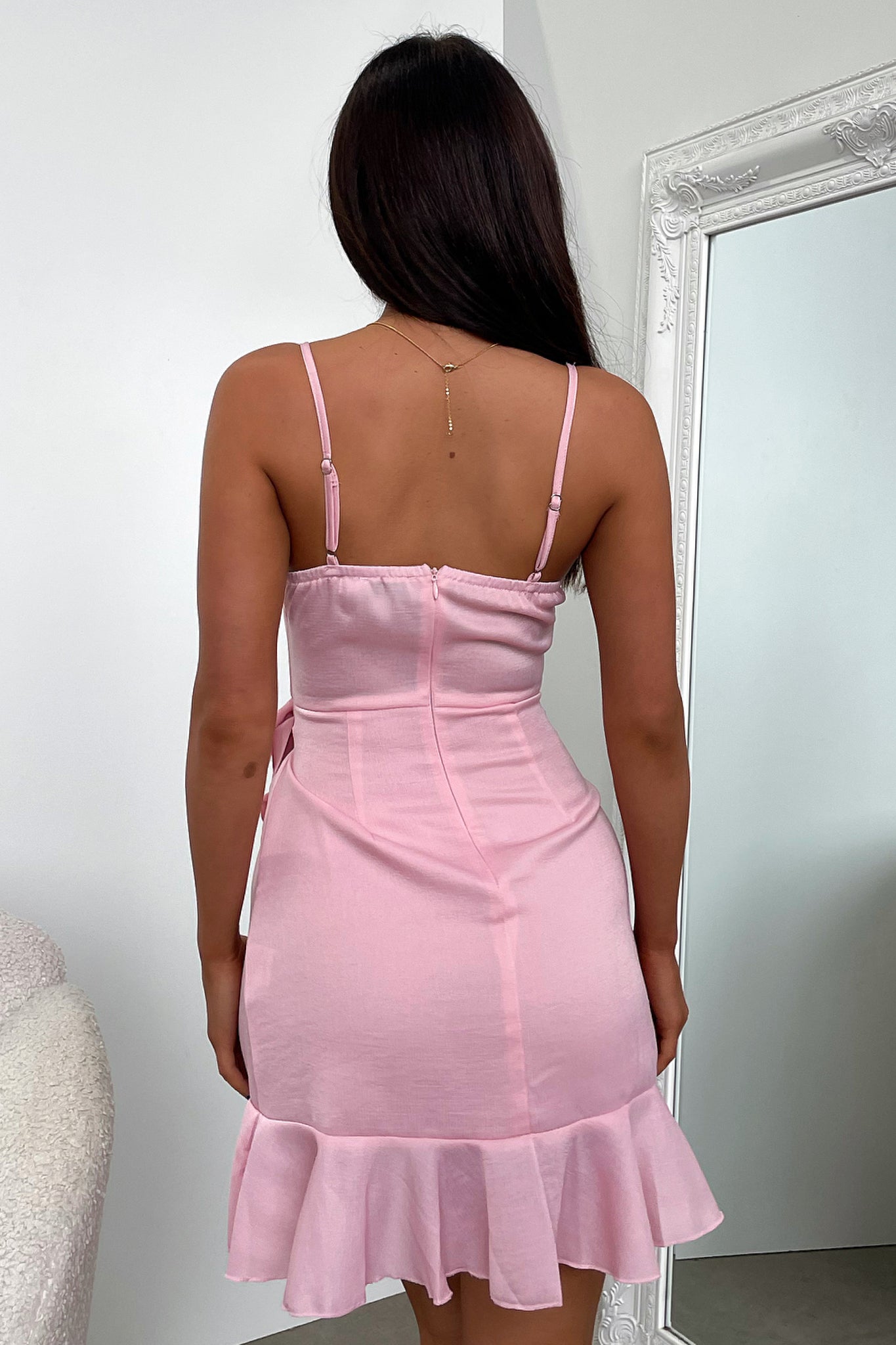 Grace Dress - Pink-Coutiqo