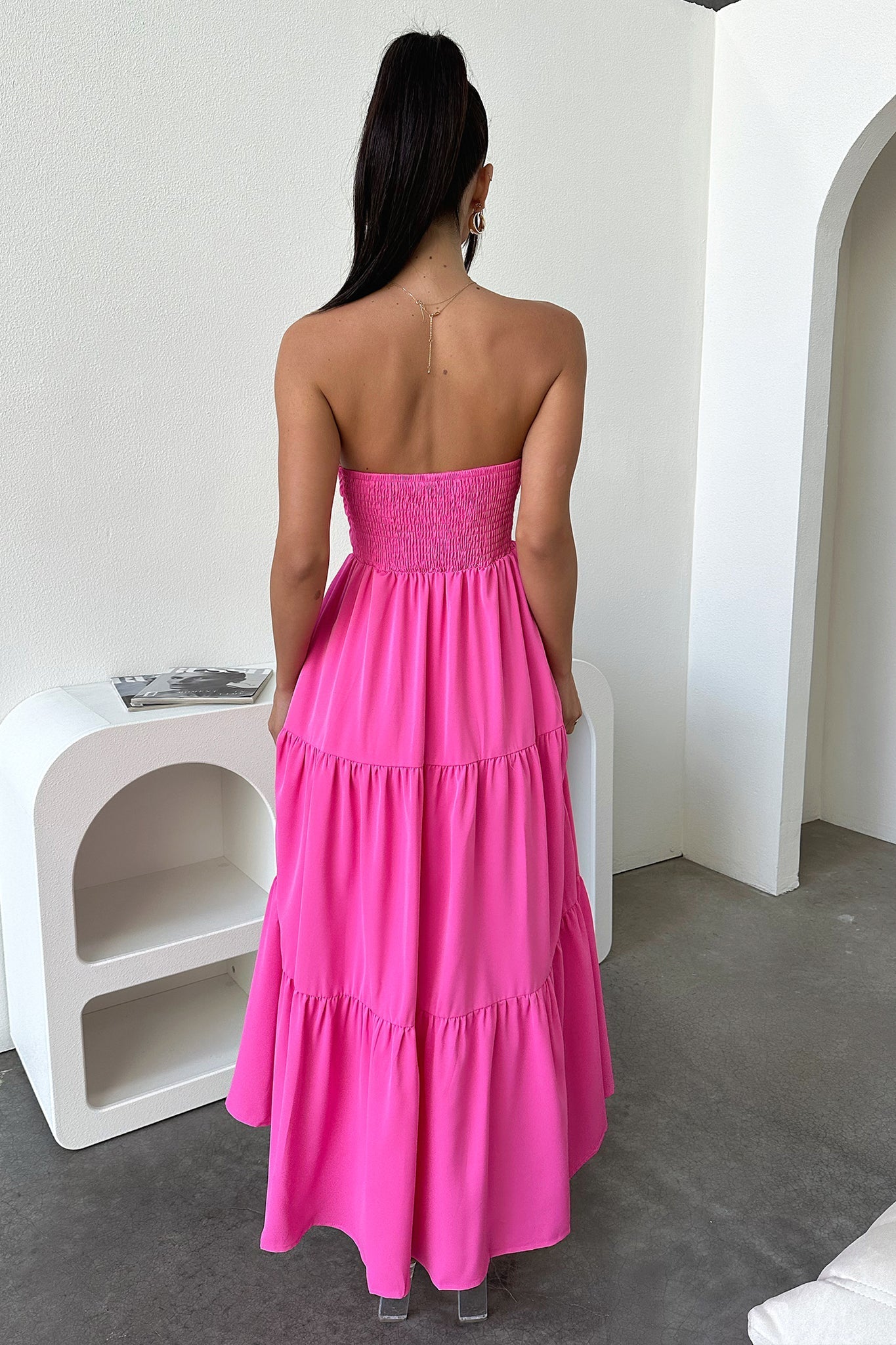 Hailey Maxi Dress - Pink-Coutiqo