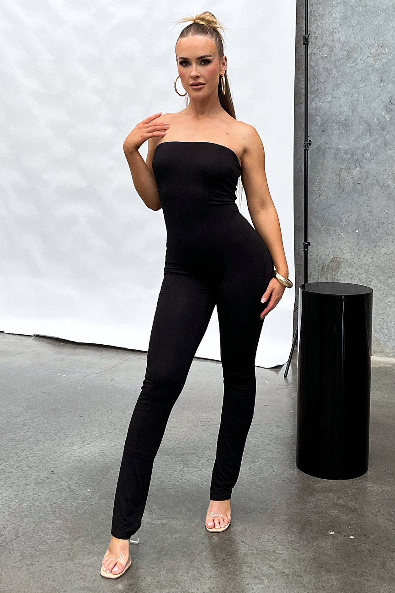 Isobel Jumpsuit - Black-Coutiqo