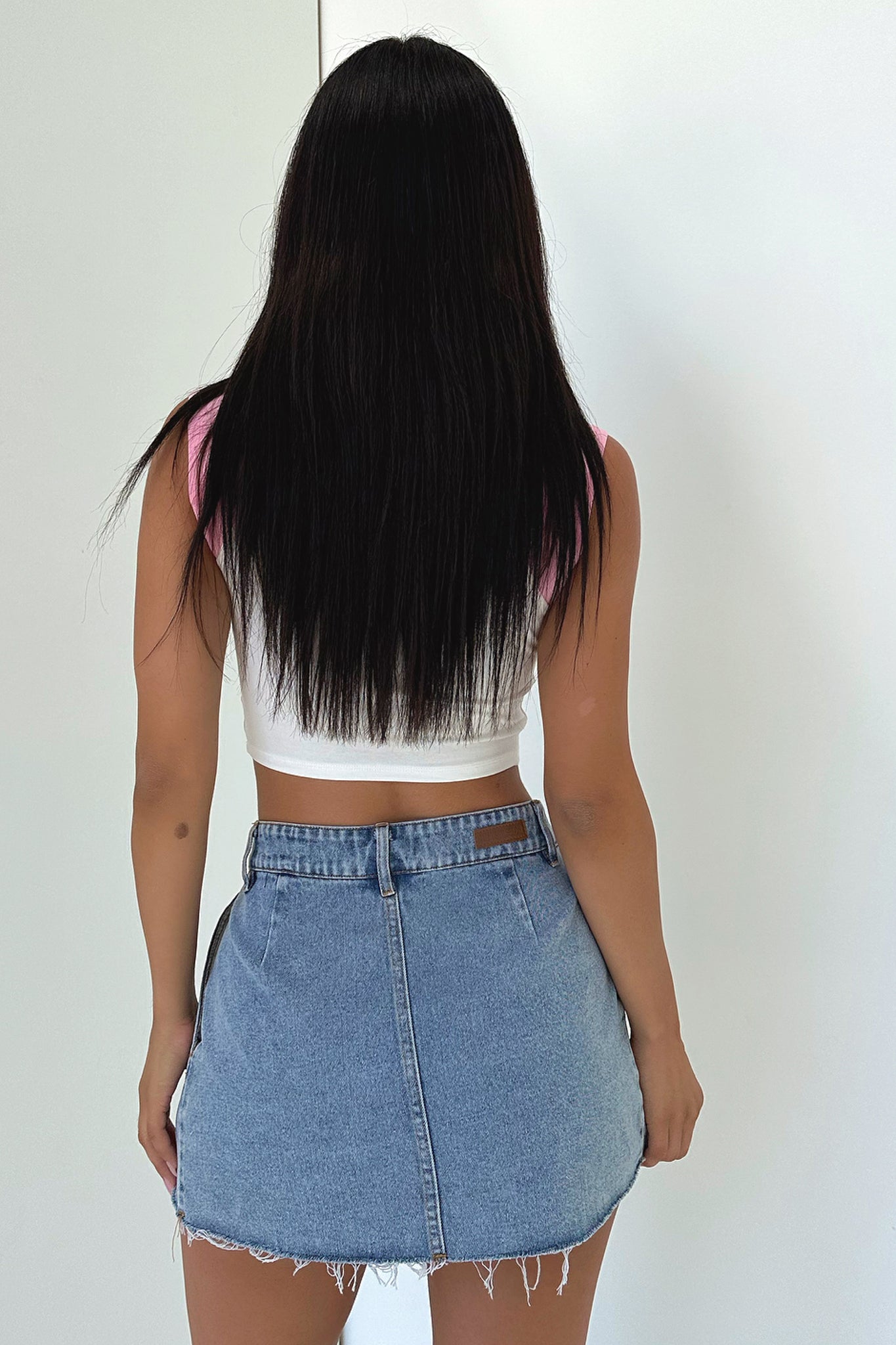 Jarryd Baby Tee - Pink / White-Coutiqo