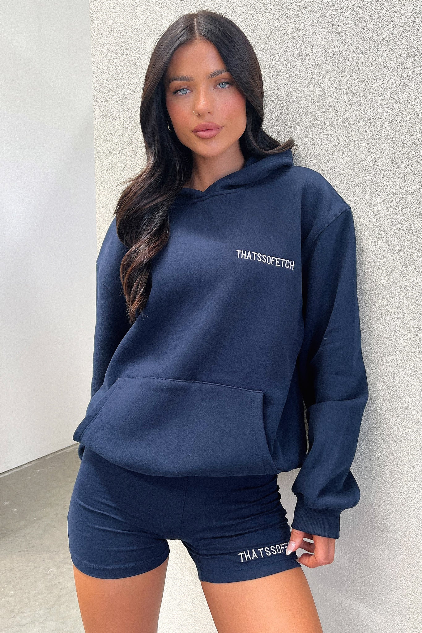 Jaska Hoodie - Navy-Coutiqo