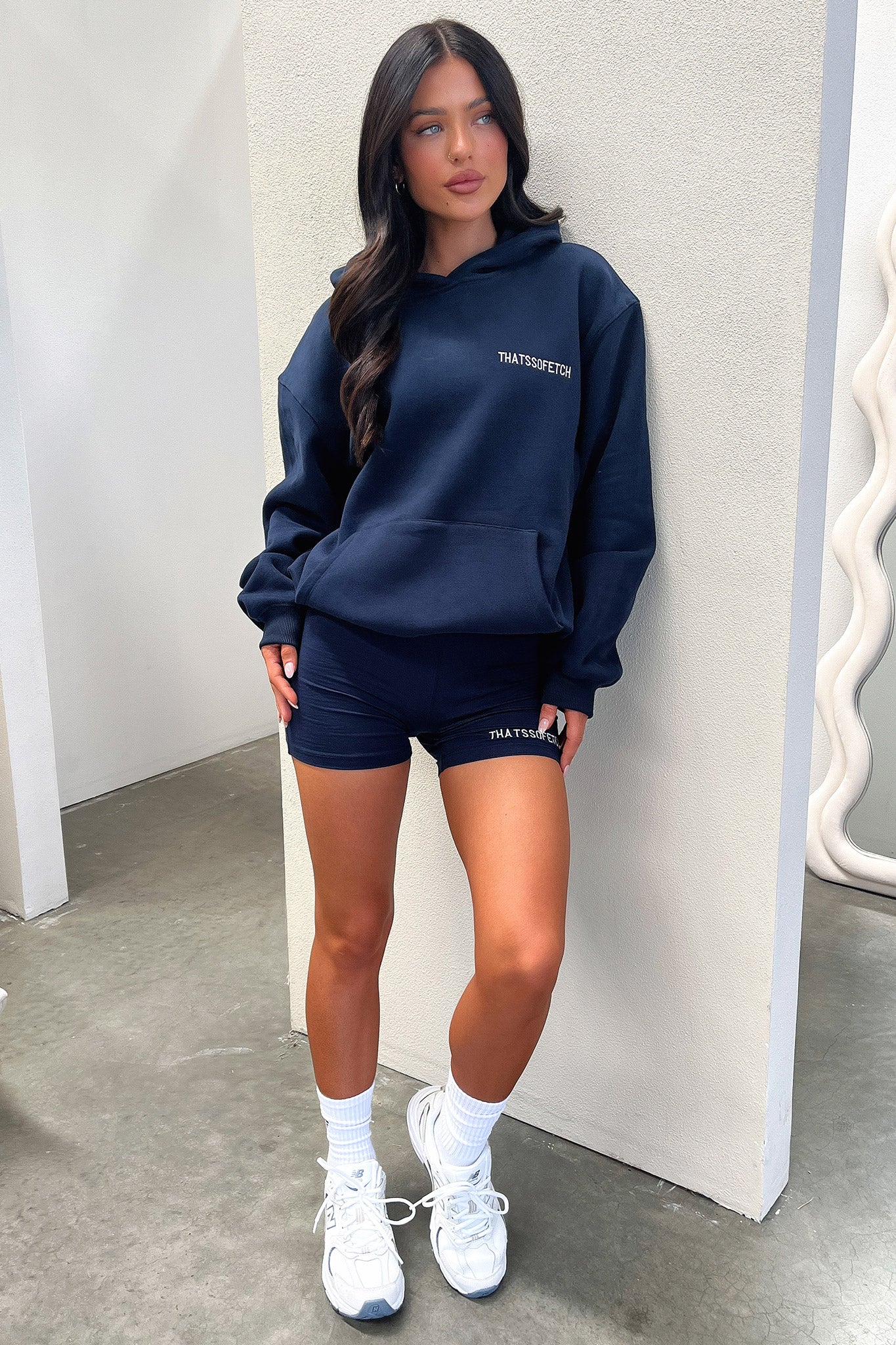 Jaska Hoodie - Navy-Coutiqo