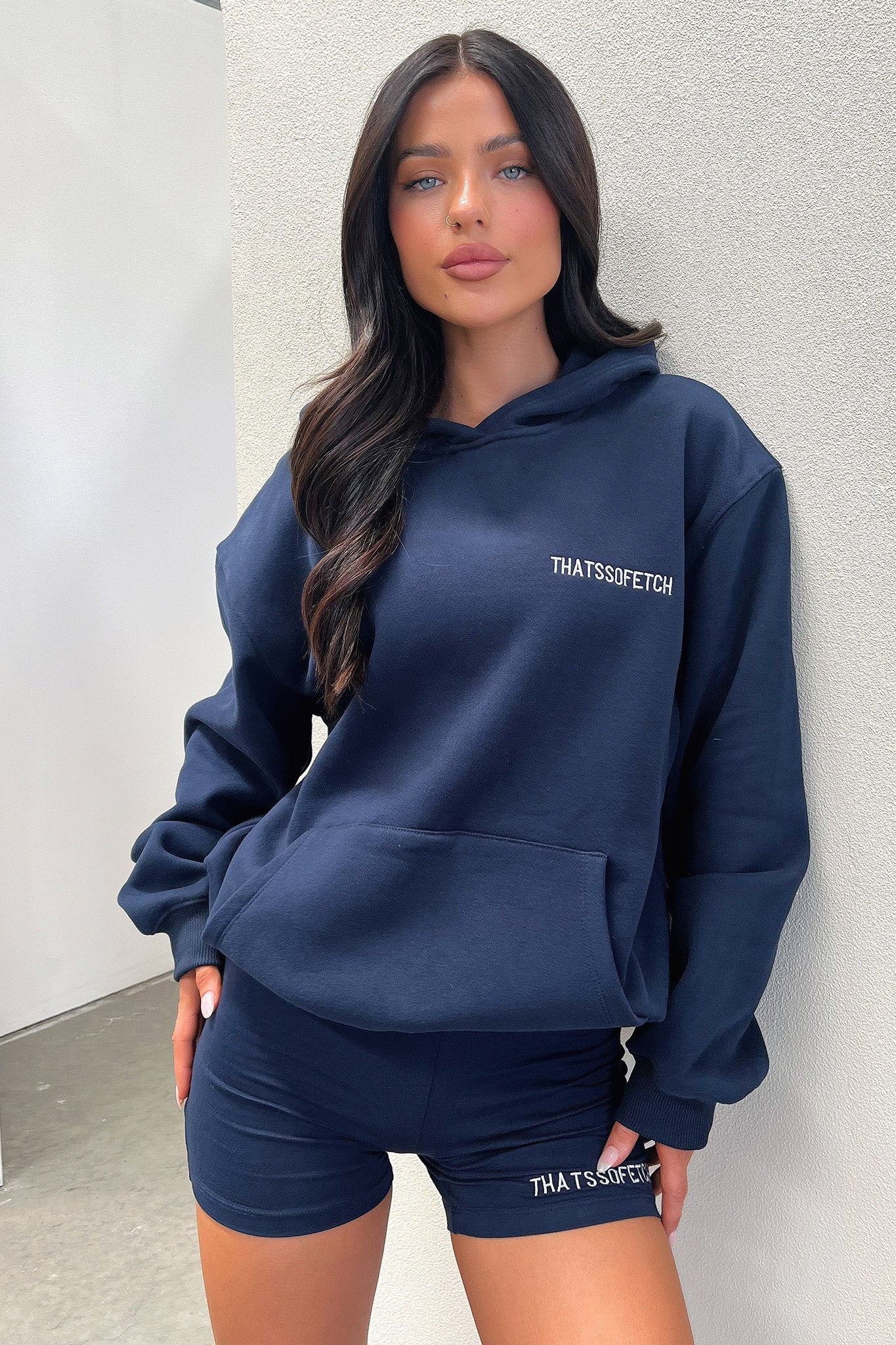 Jaska Hoodie - Navy-Coutiqo