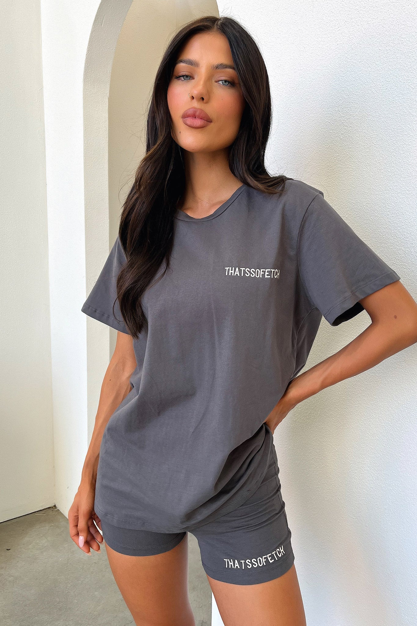 Jaska Bike Shorts - Charcoal-Coutiqo