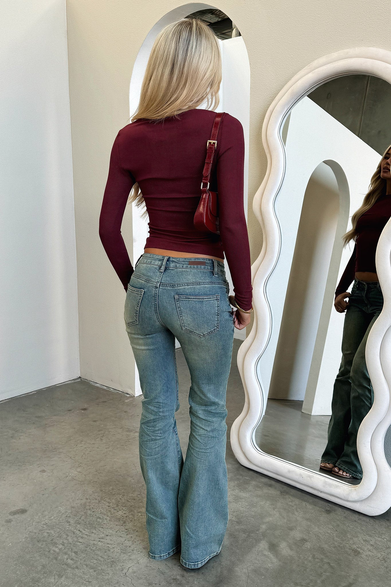 Taylyn Jeans - Faded Denim-Coutiqo