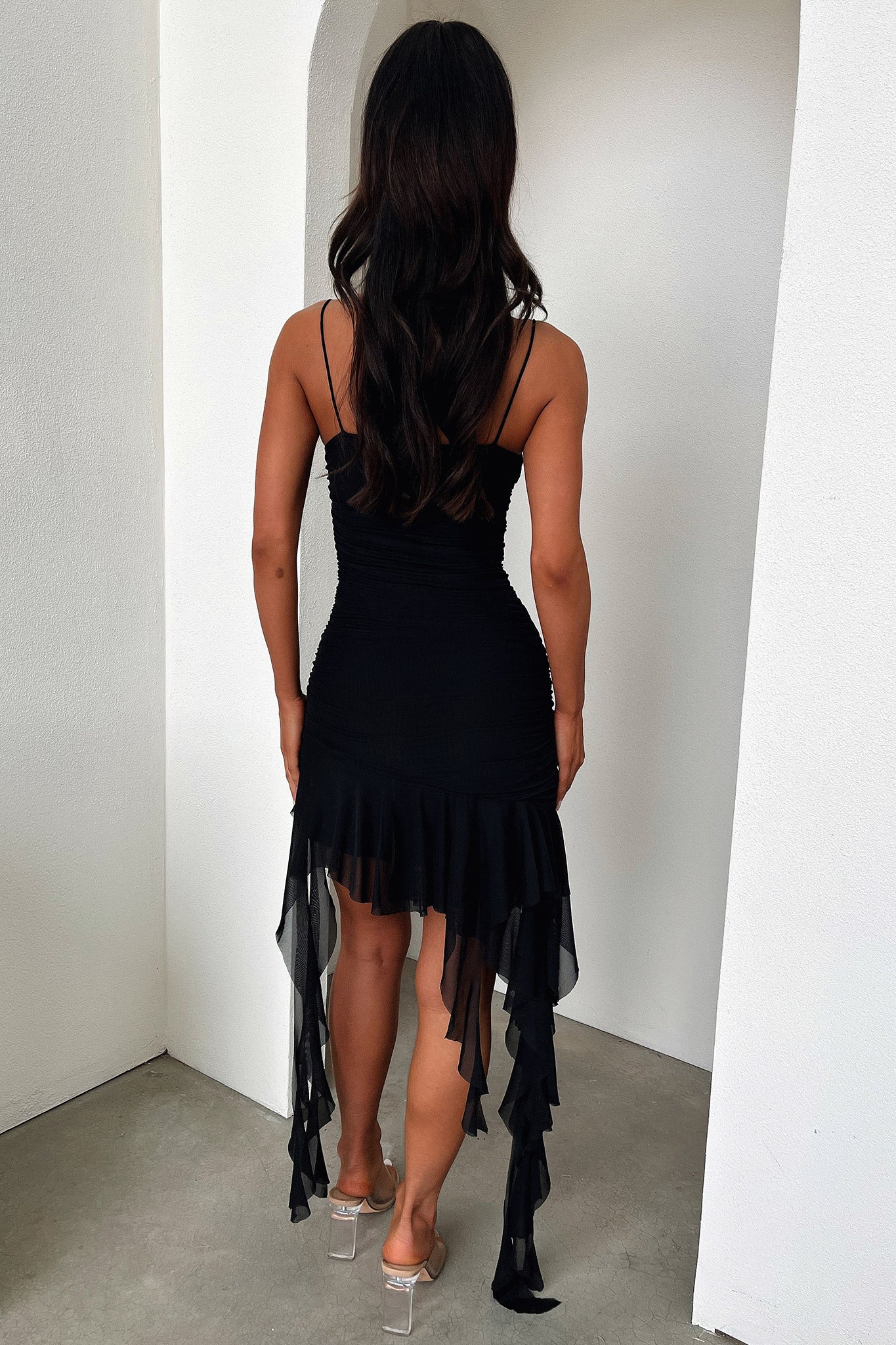Jazelle Dress - Black-Coutiqo