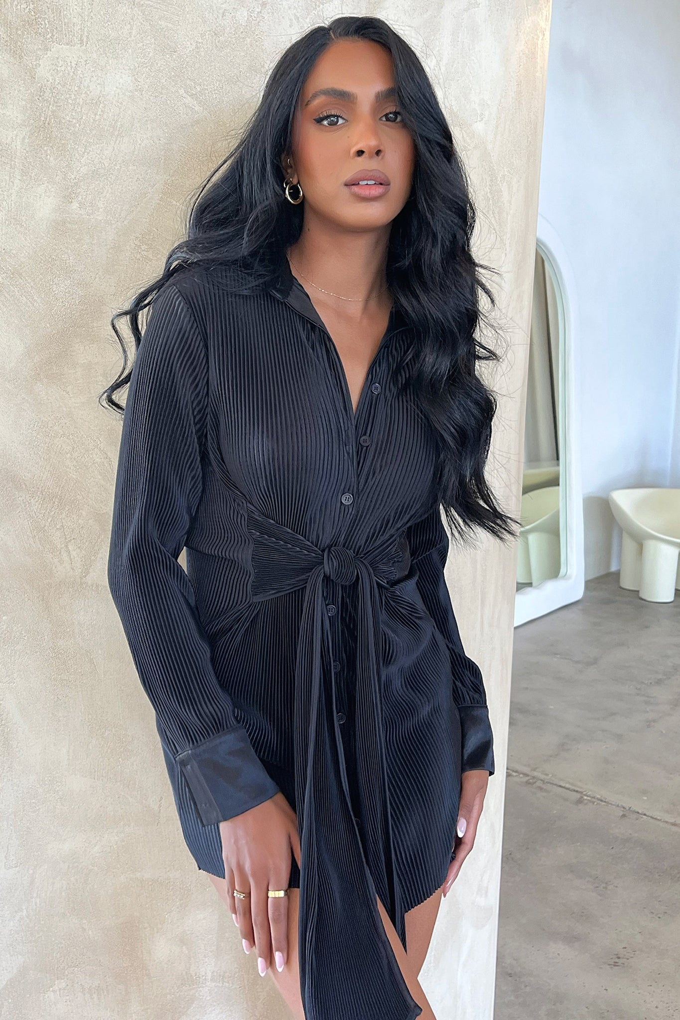 Jicole Dress - Black-Coutiqo