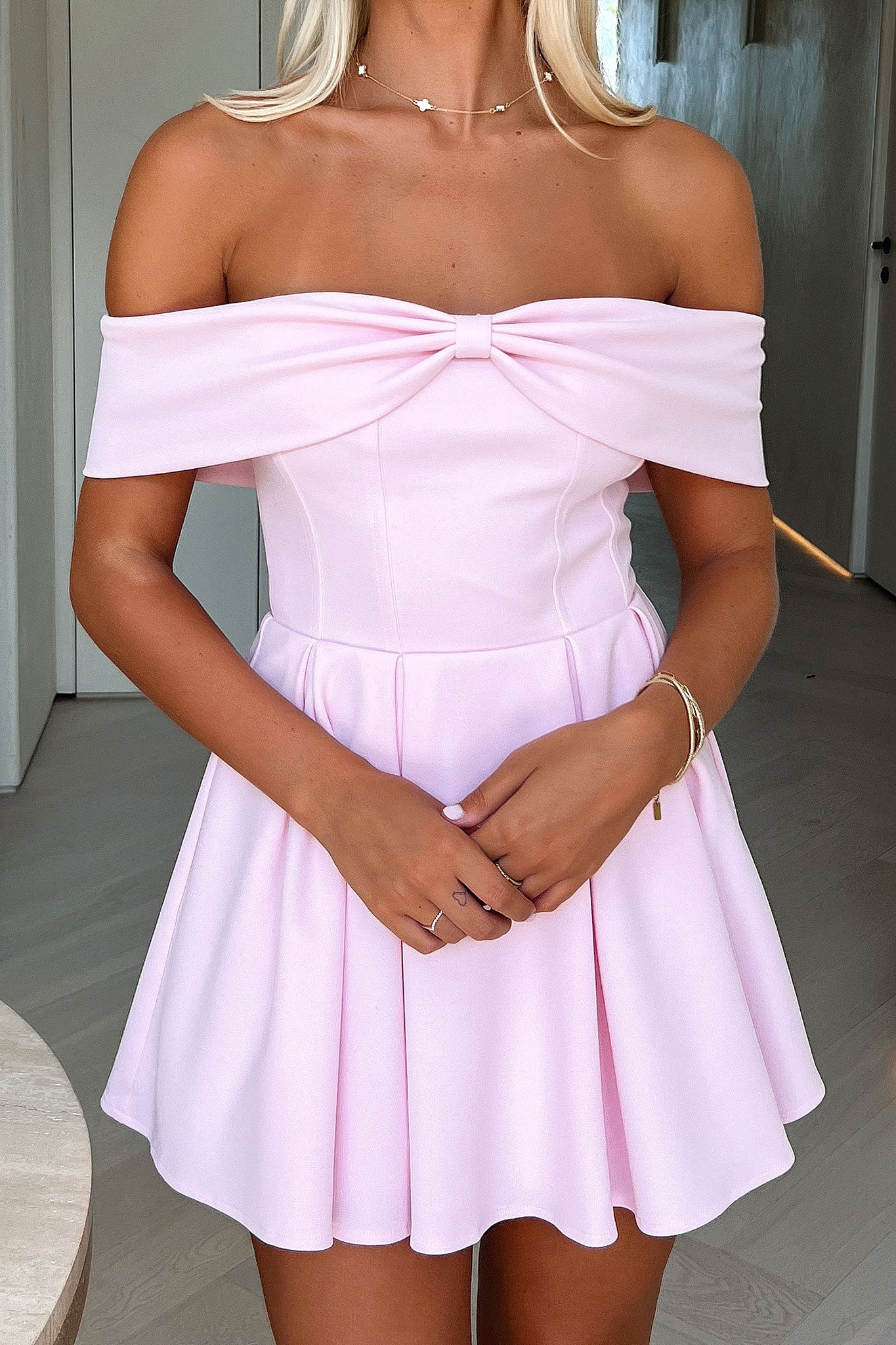 Juliana Dress - Pink-Coutiqo