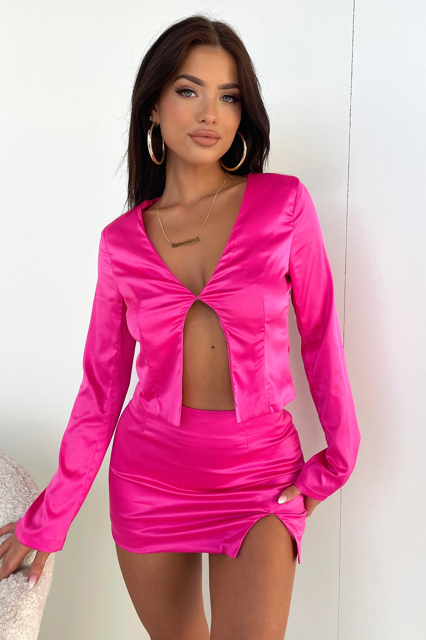 Kairo Skirt - Hot Pink-Coutiqo