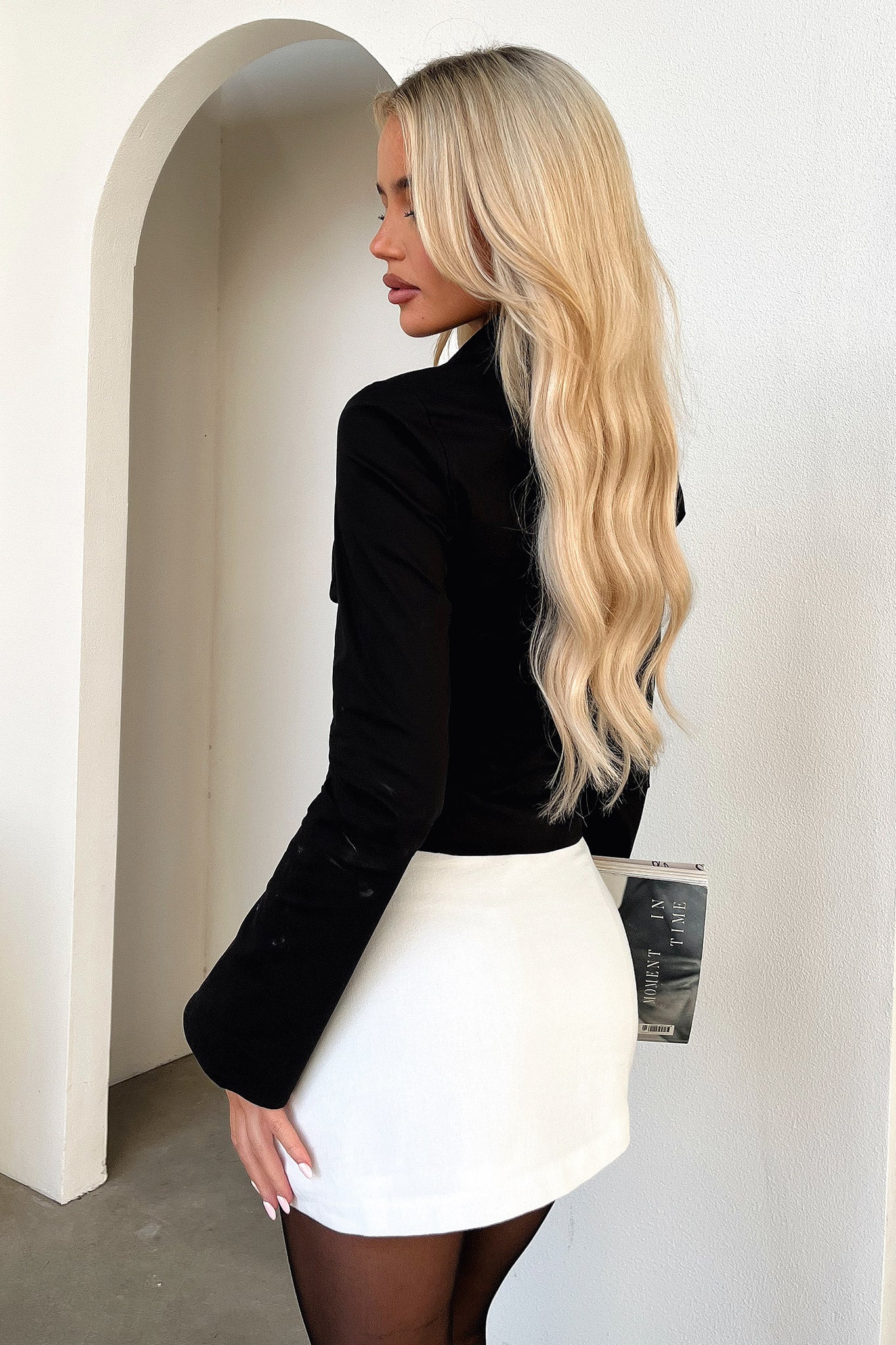 Kalior Long Sleeve Shirt - Black-Coutiqo