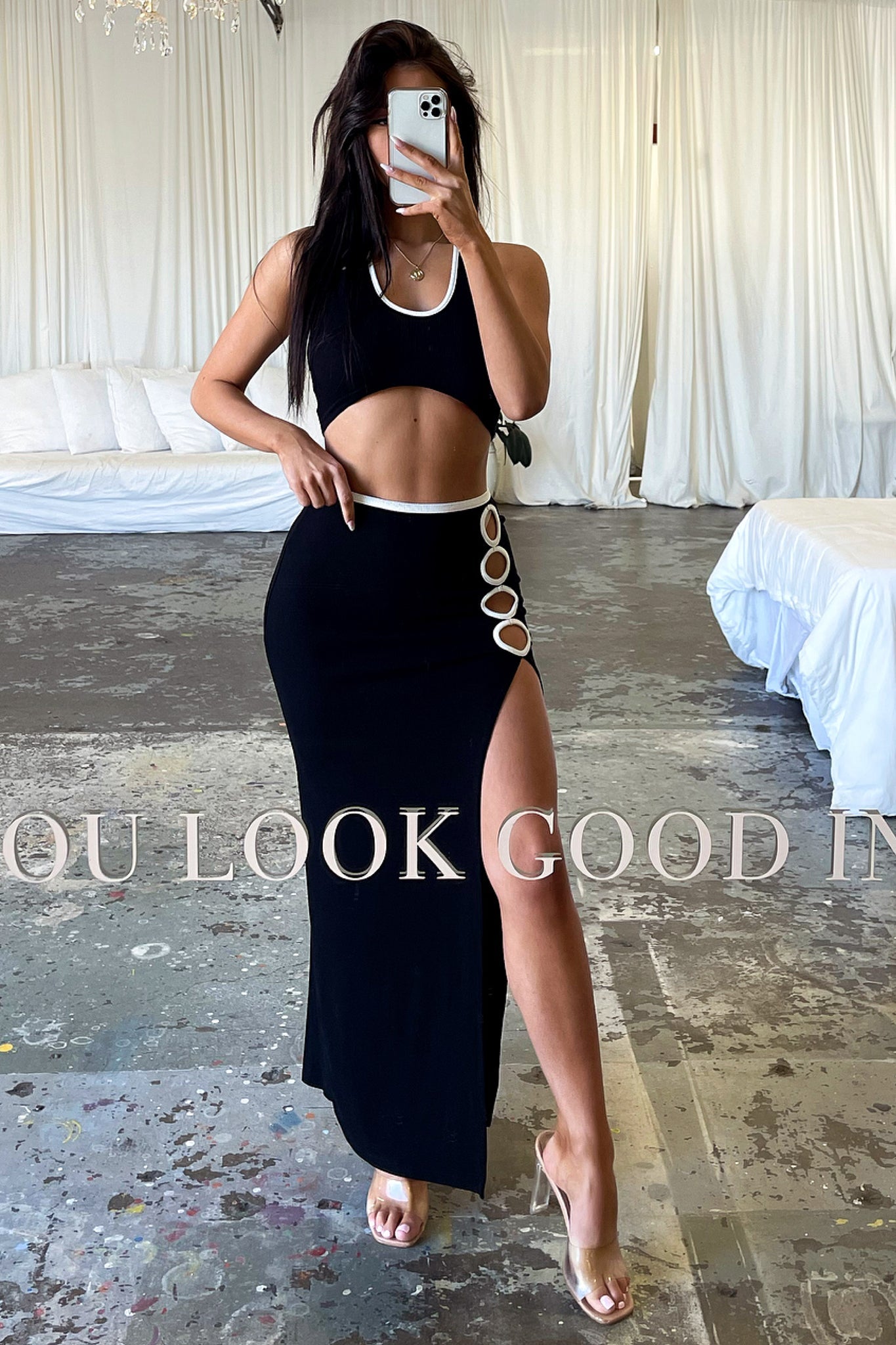 Kalvin Crop - Black-Coutiqo