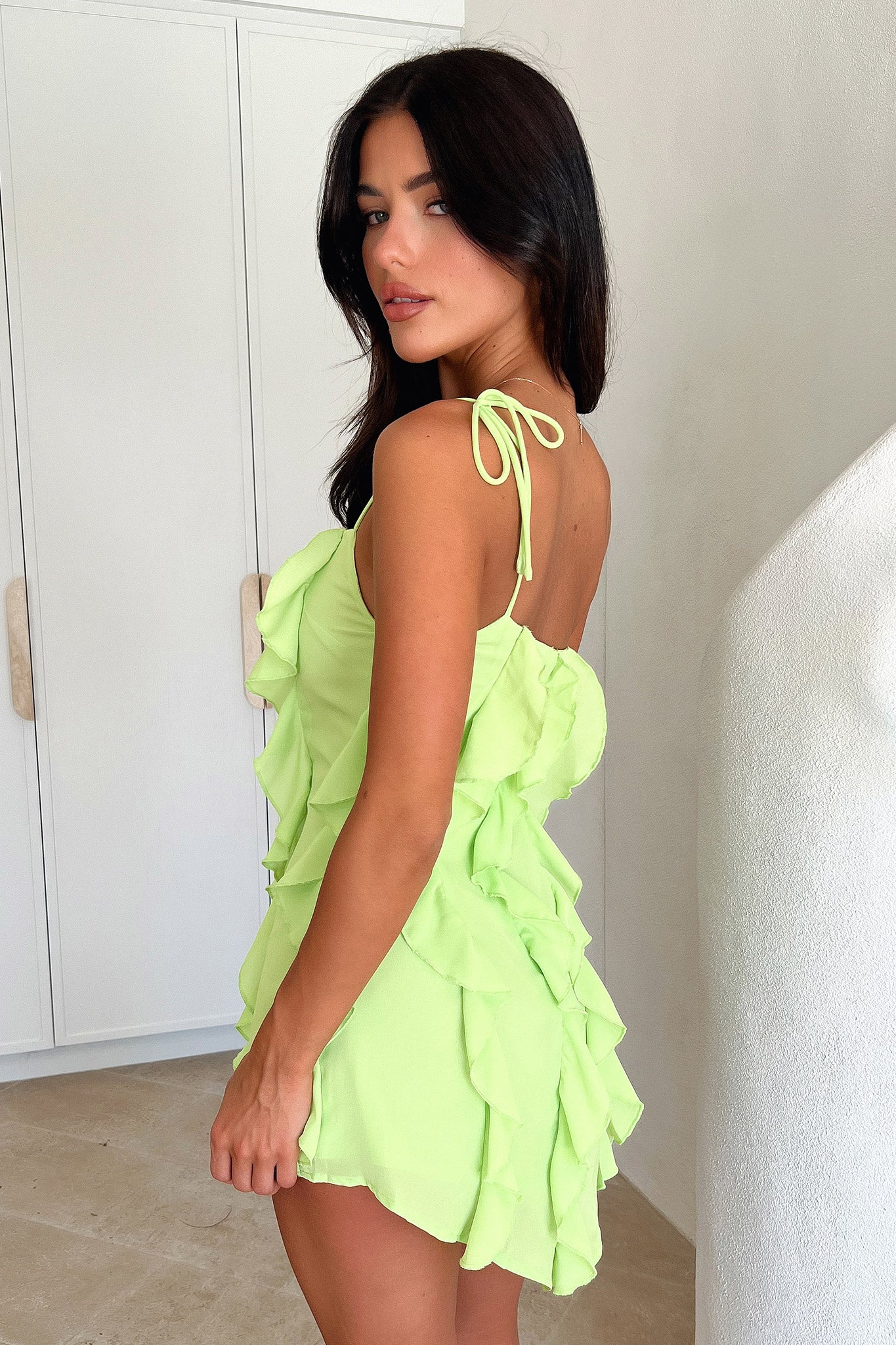 Kansis Dress - Green-Coutiqo