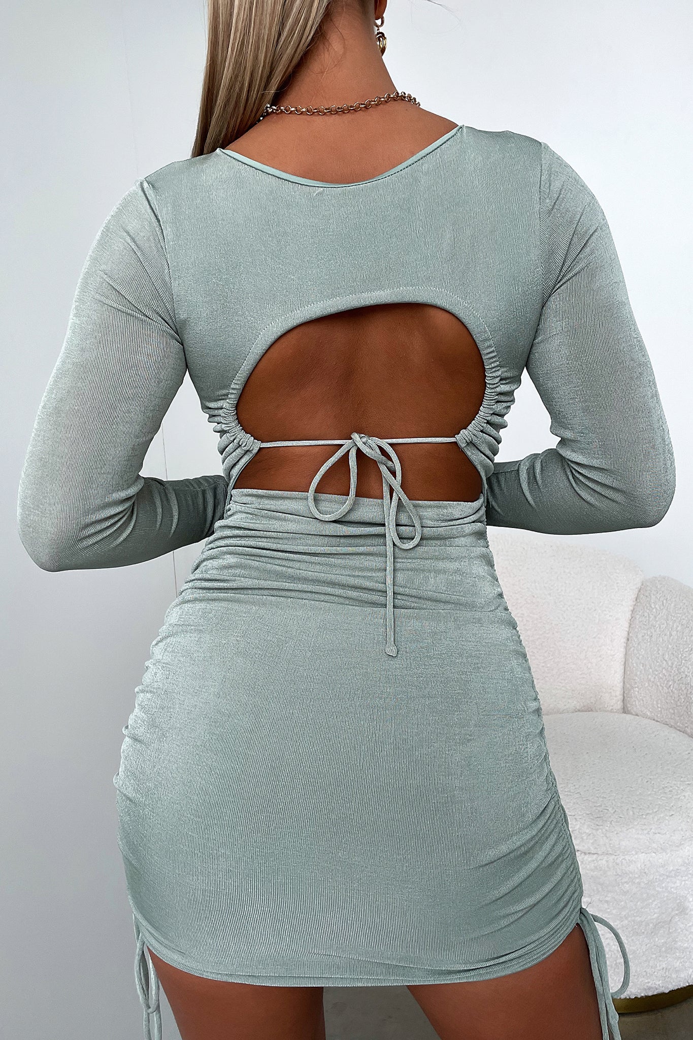 Kashvi Dress - Sage-Coutiqo
