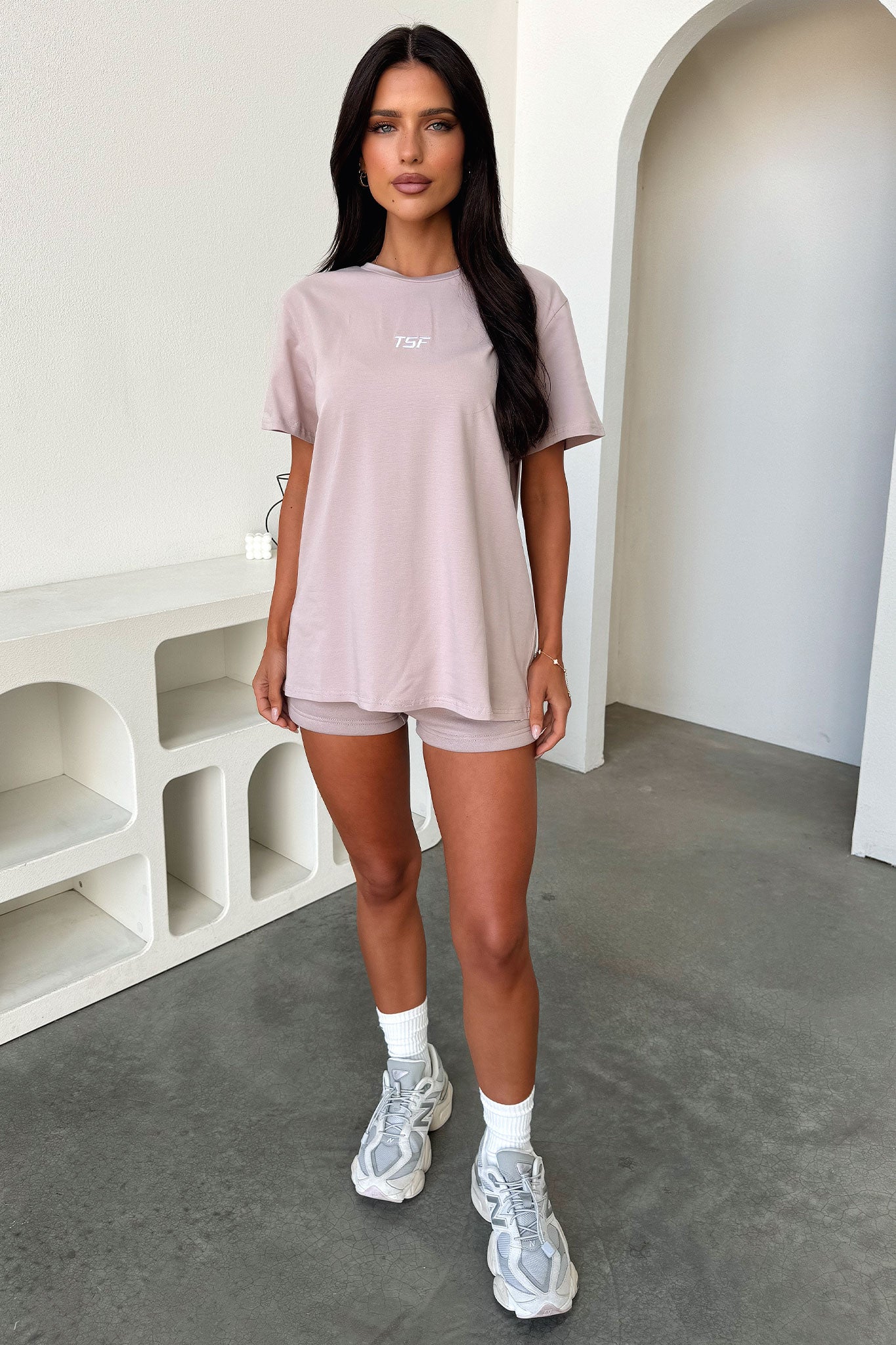Kaztek Oversized Tee - Mocha-Coutiqo
