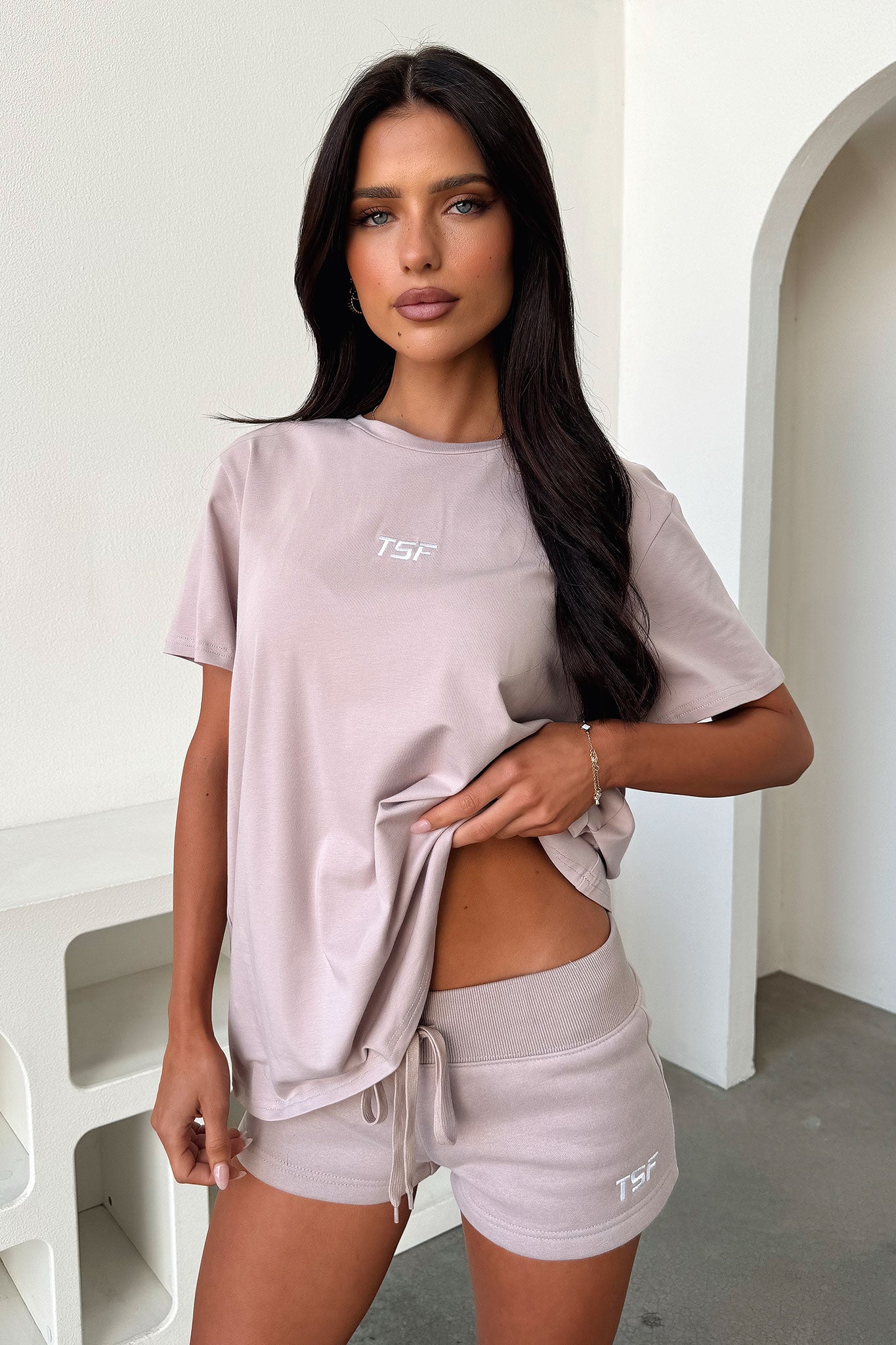 Kaztek Oversized Tee - Mocha-Coutiqo