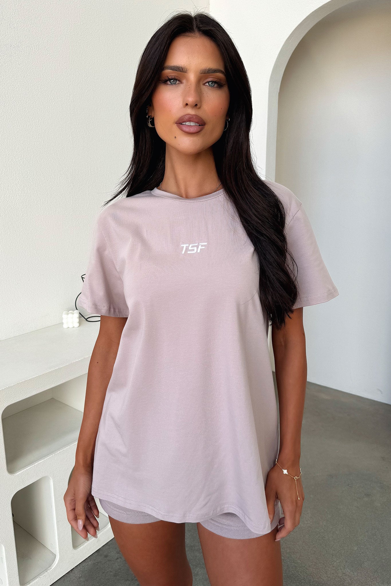 Kaztek Oversized Tee - Mocha-Coutiqo