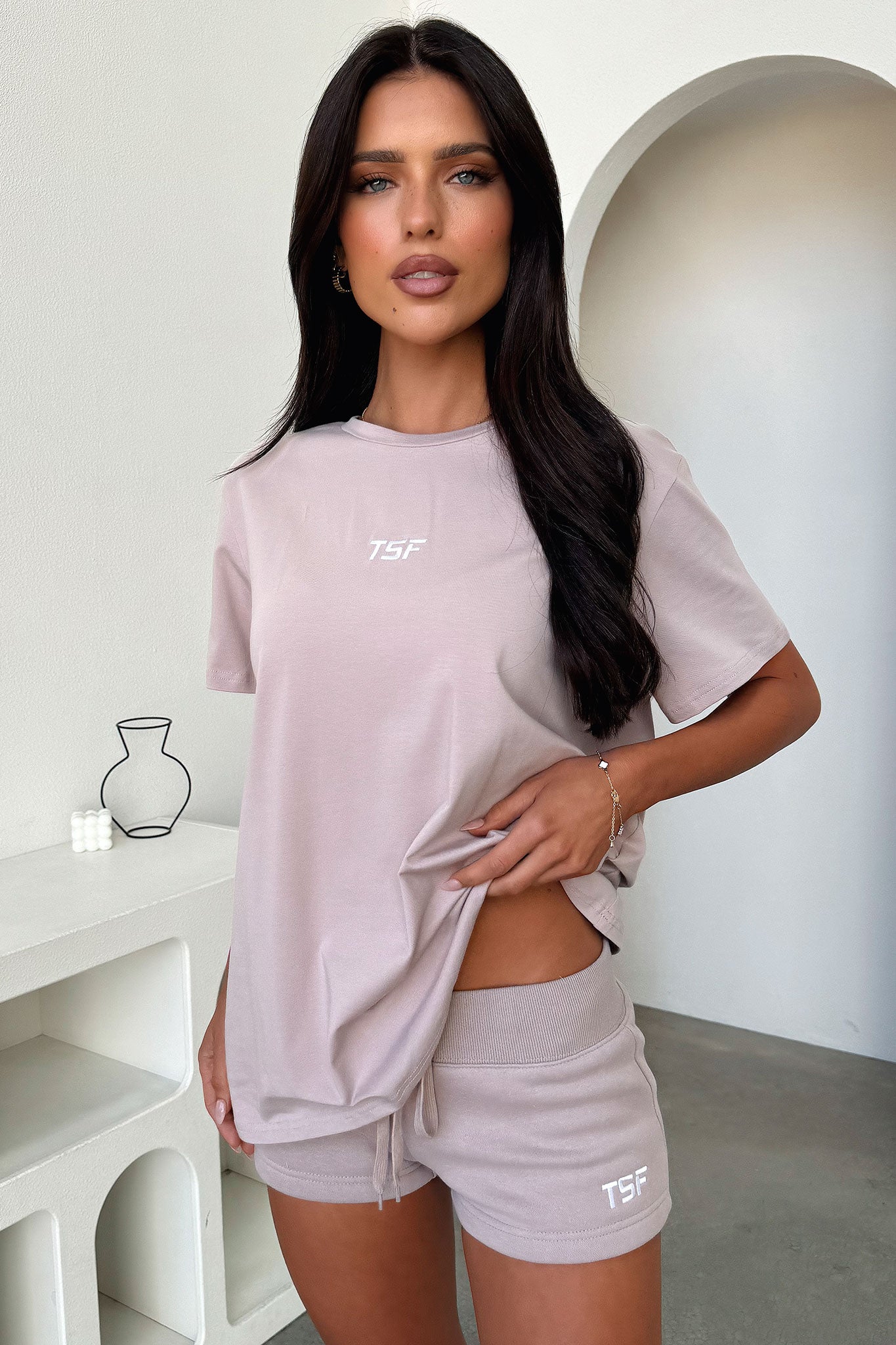 Kaztek Oversized Tee - Mocha-Coutiqo