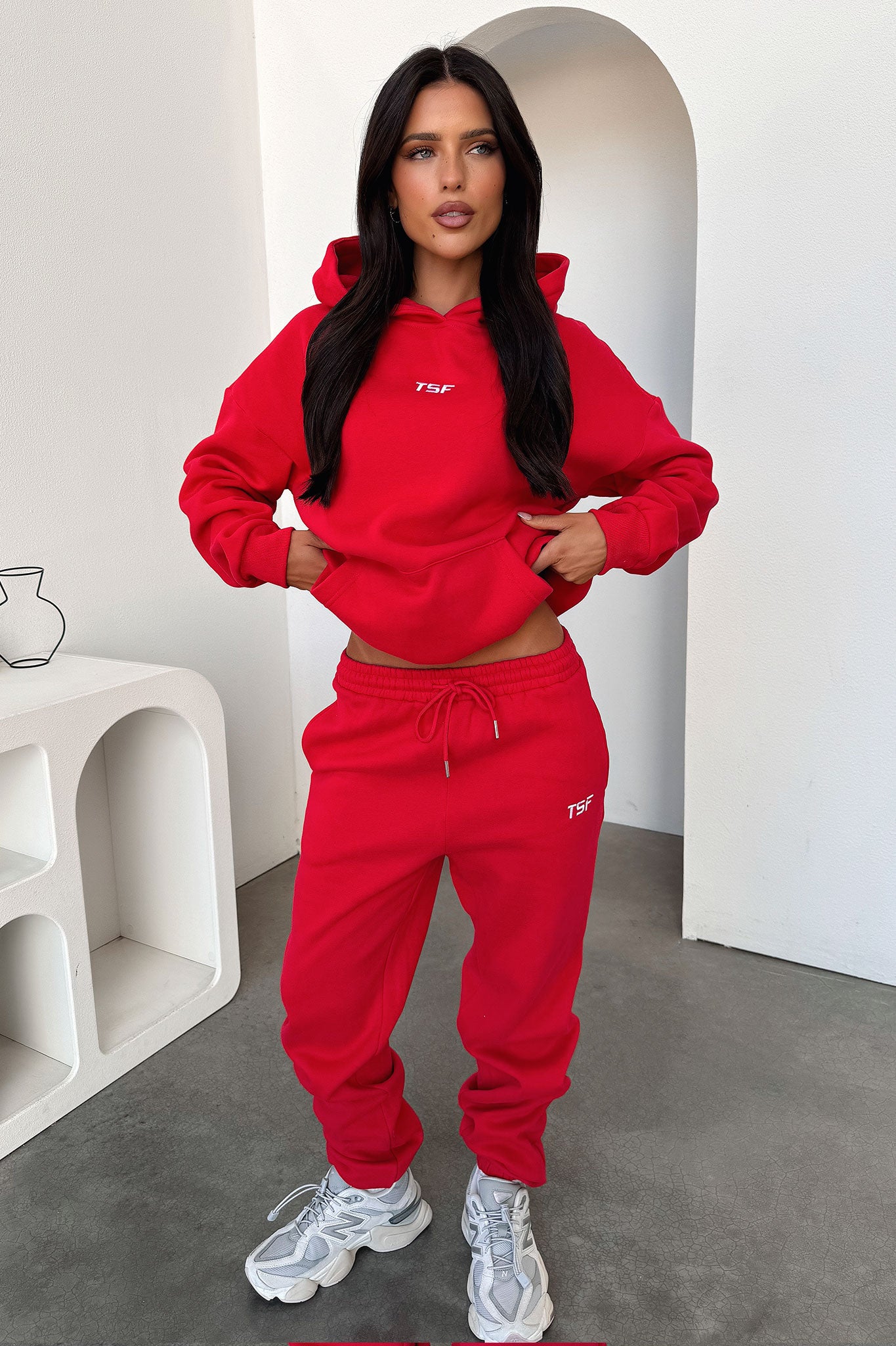 Kaztek Sweatpants - Red-Coutiqo