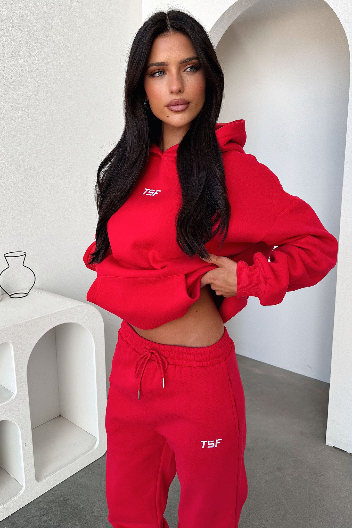 Kaztek Sweatpants - Red-Coutiqo