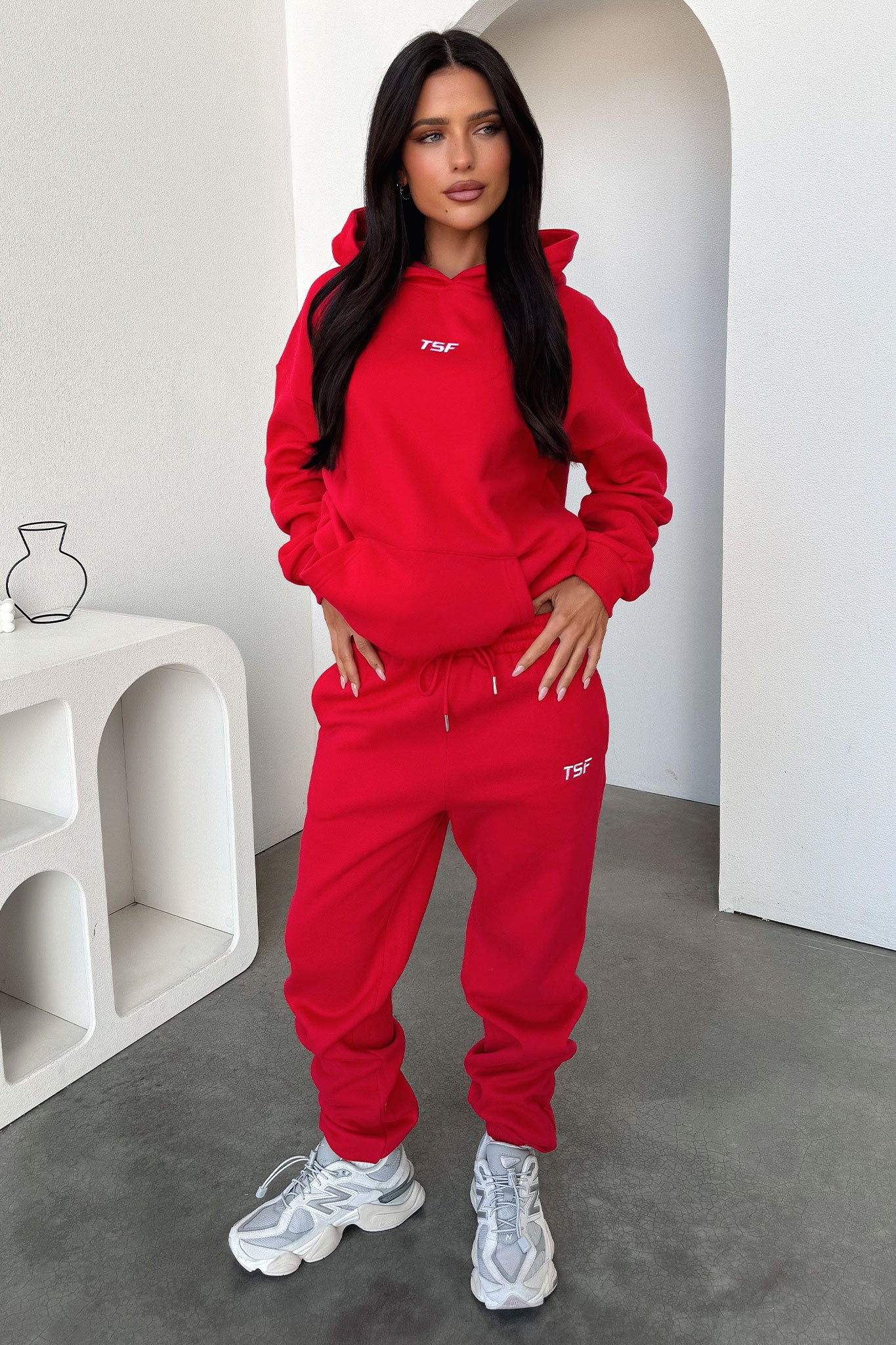 Kaztek Sweatpants - Red-Coutiqo