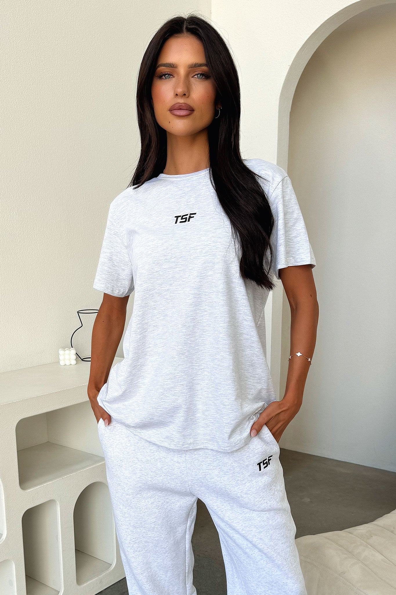 Kaztek Oversized Tee - Grey-Coutiqo