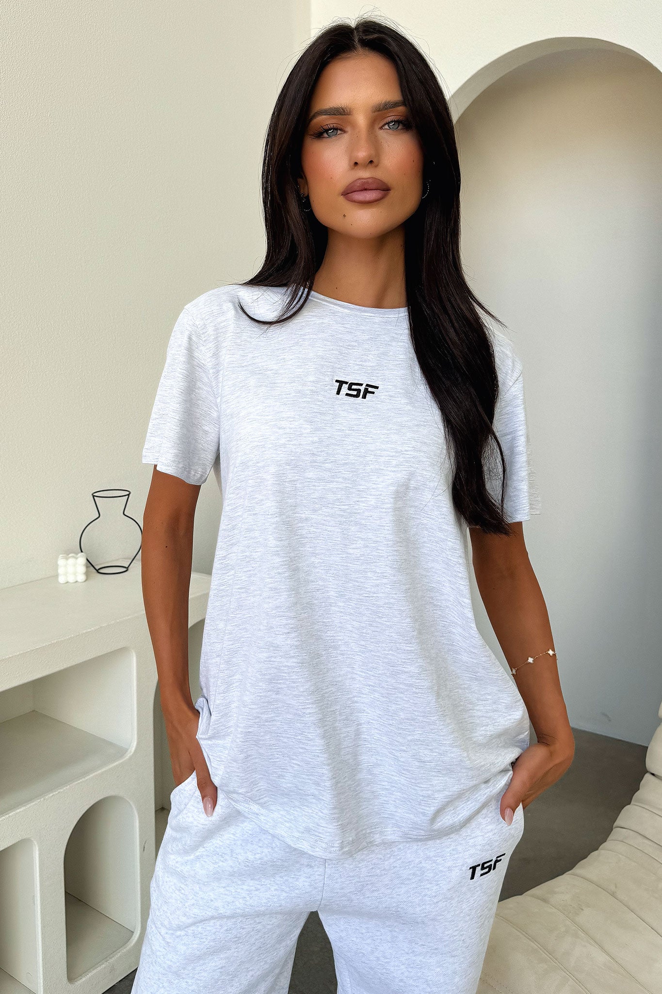 Kaztek Oversized Tee - Grey-Coutiqo