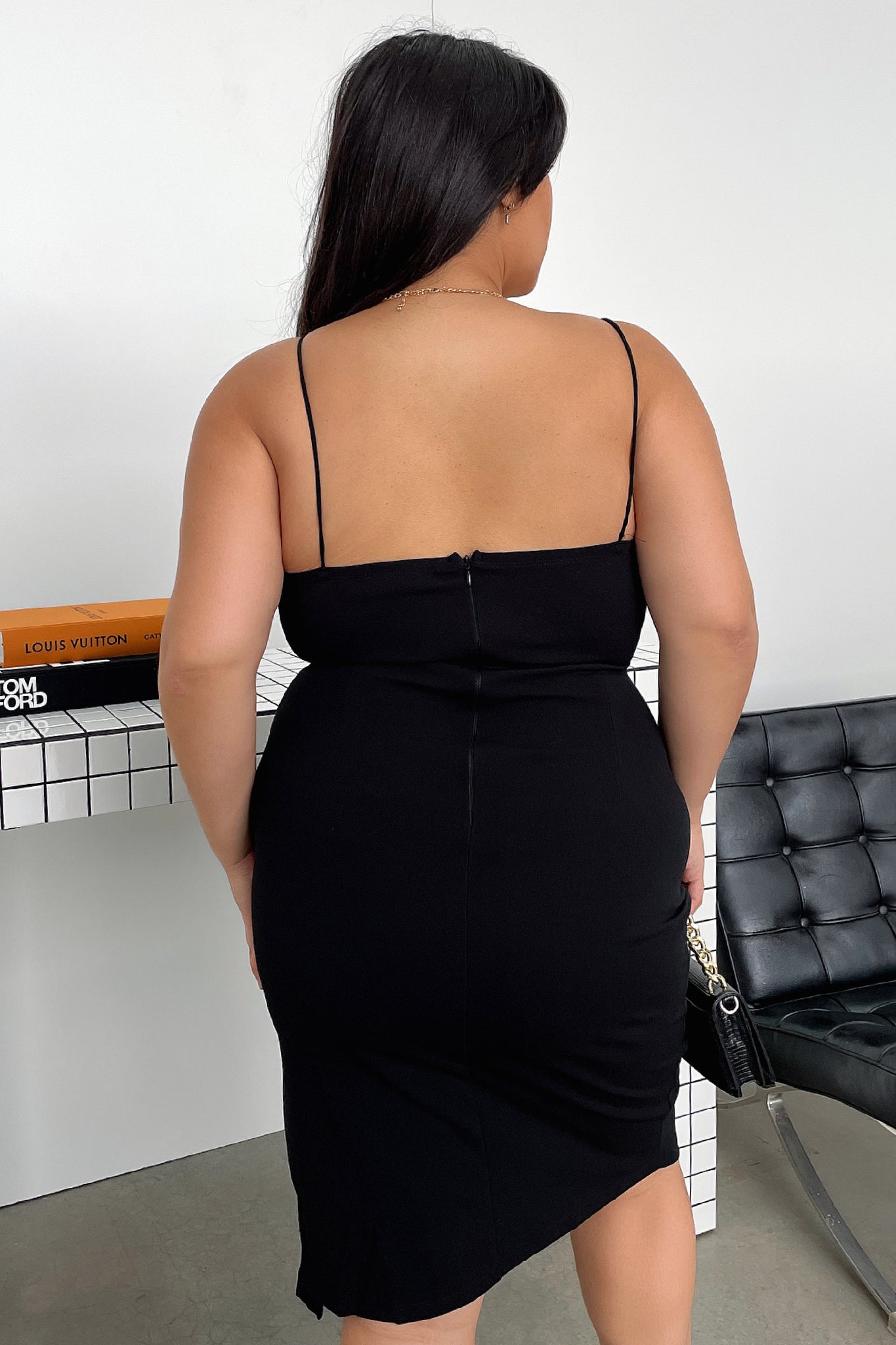 Kira Mini Dress - Black-Coutiqo