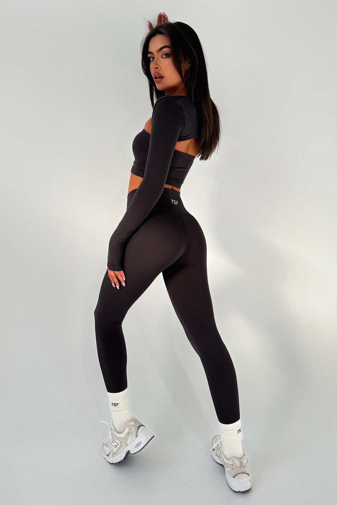 Koda Strapless Crop - Grey-Coutiqo