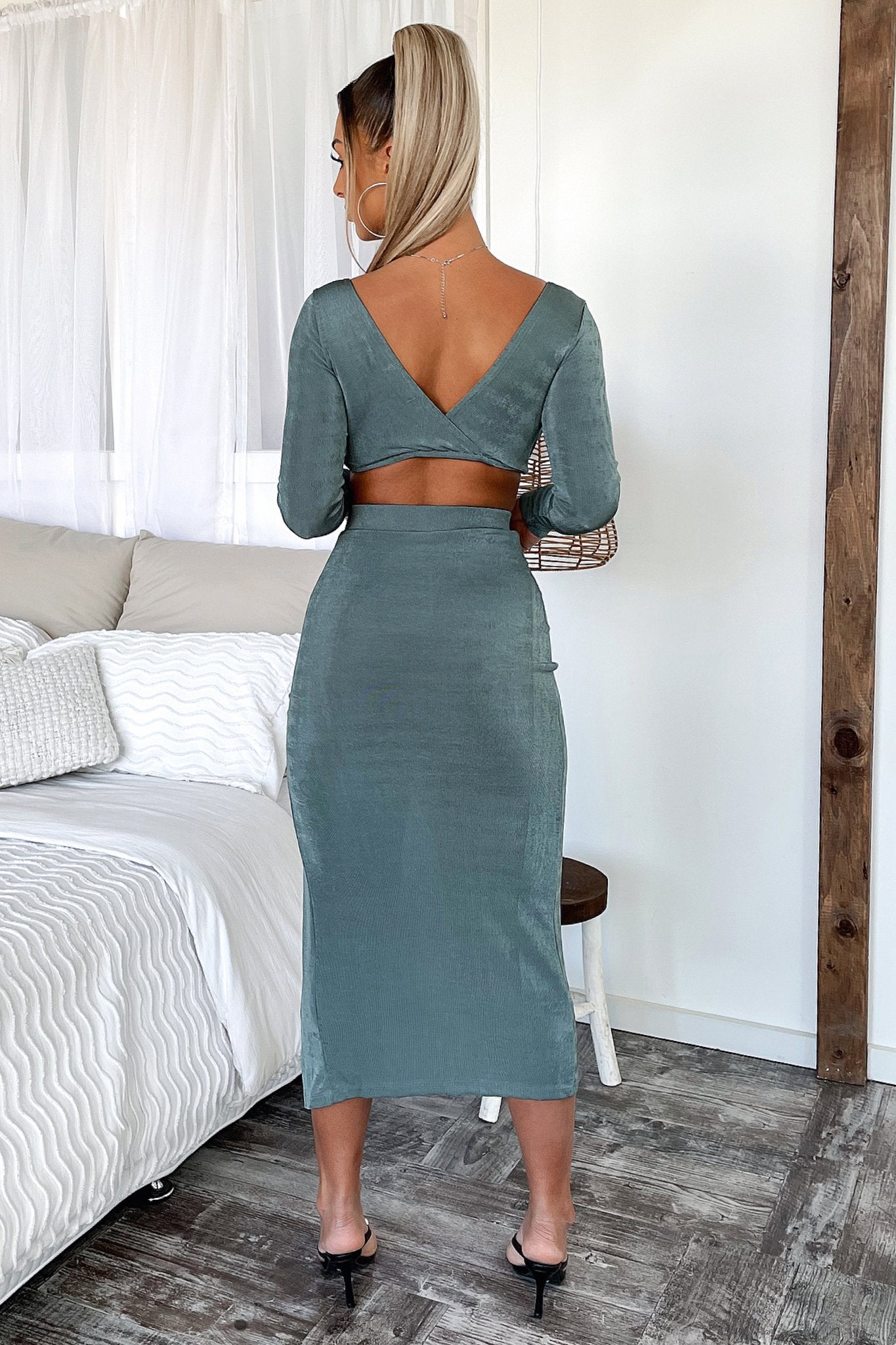 Kurser Crop - Khaki-Coutiqo