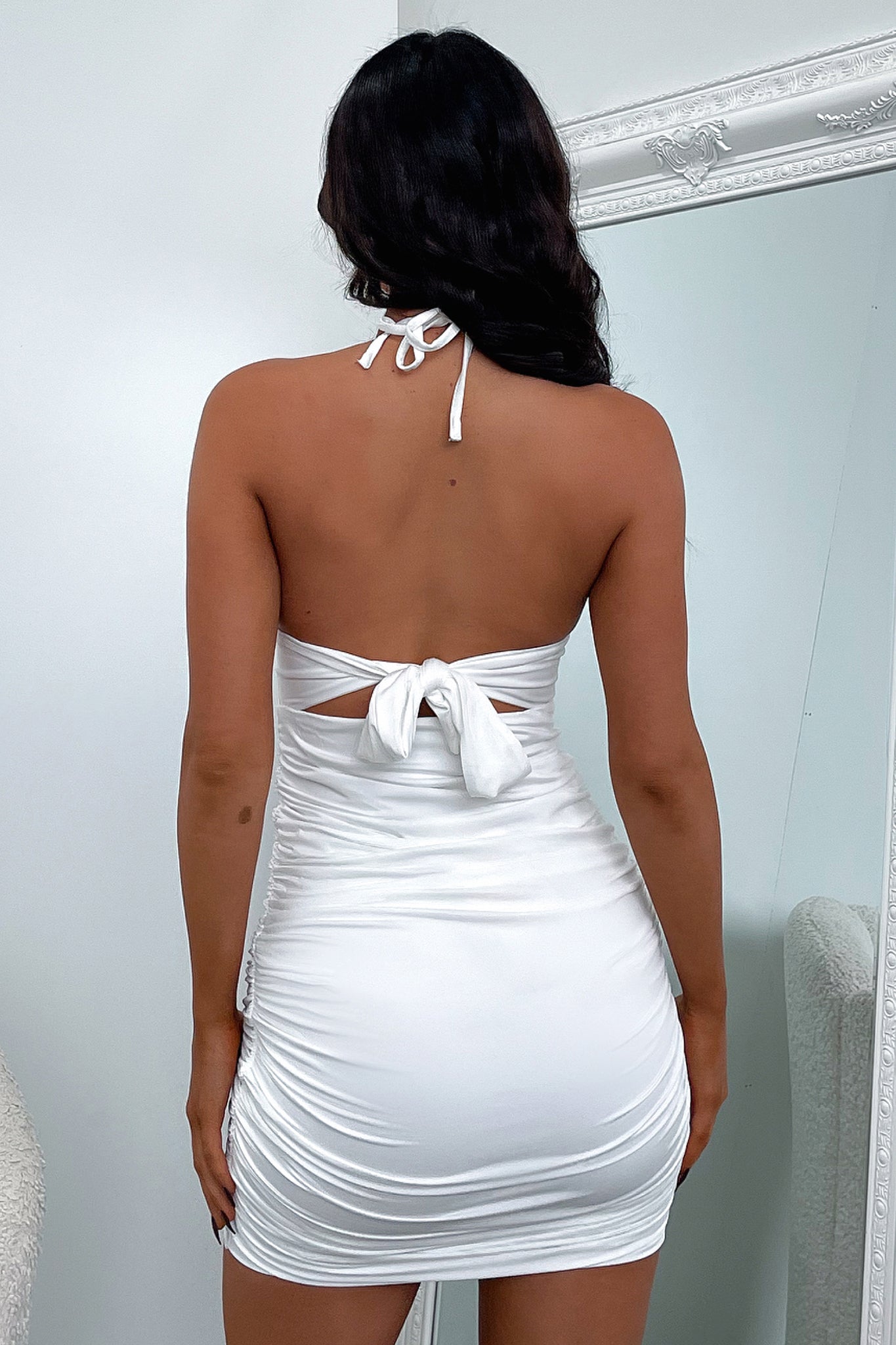 Kyson Dress - White-Coutiqo