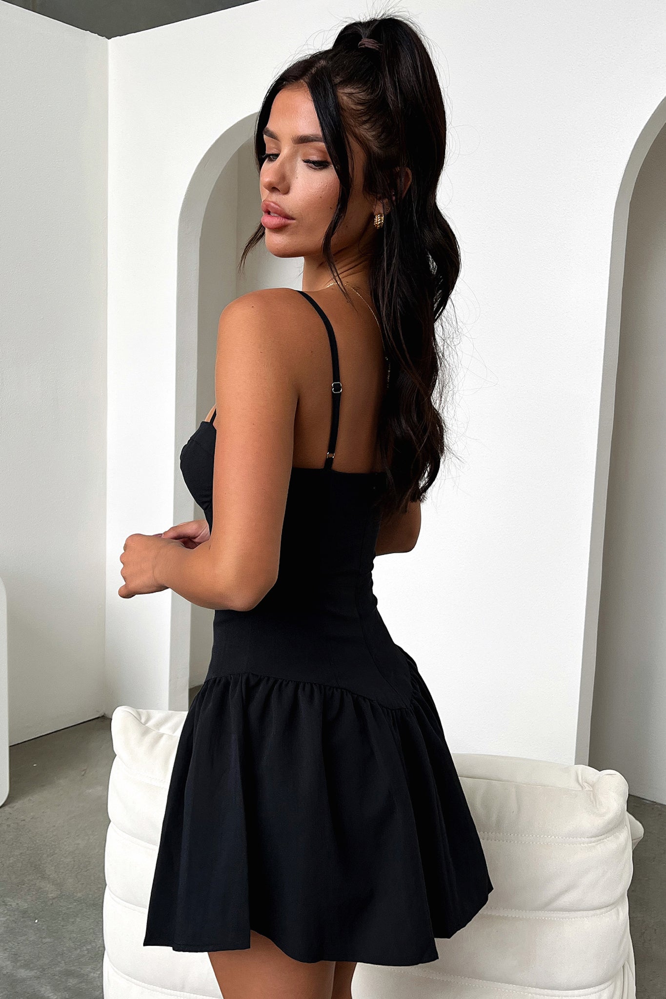 Lahana dress - Black-Coutiqo