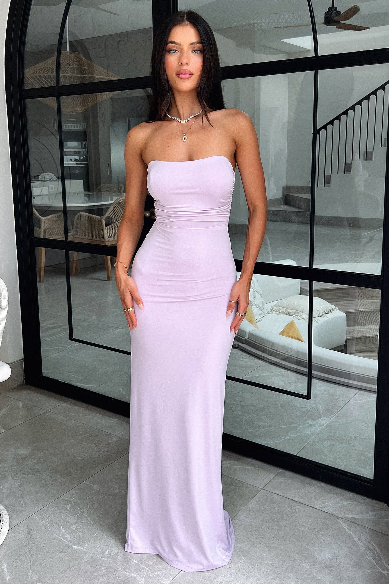 Lahara Maxi Dress - Lilac-Coutiqo