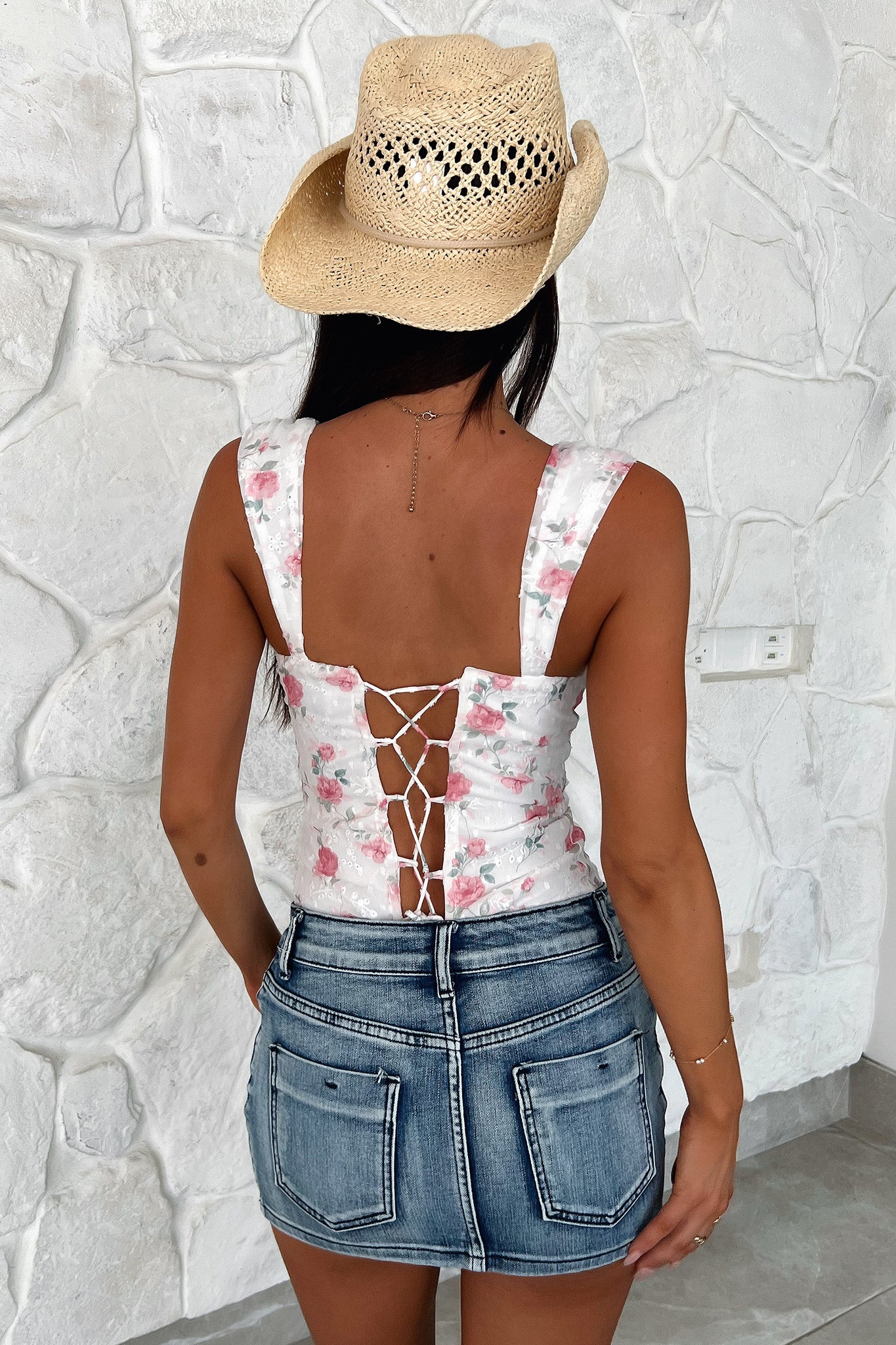 Leia Top - Pink Floral-Coutiqo