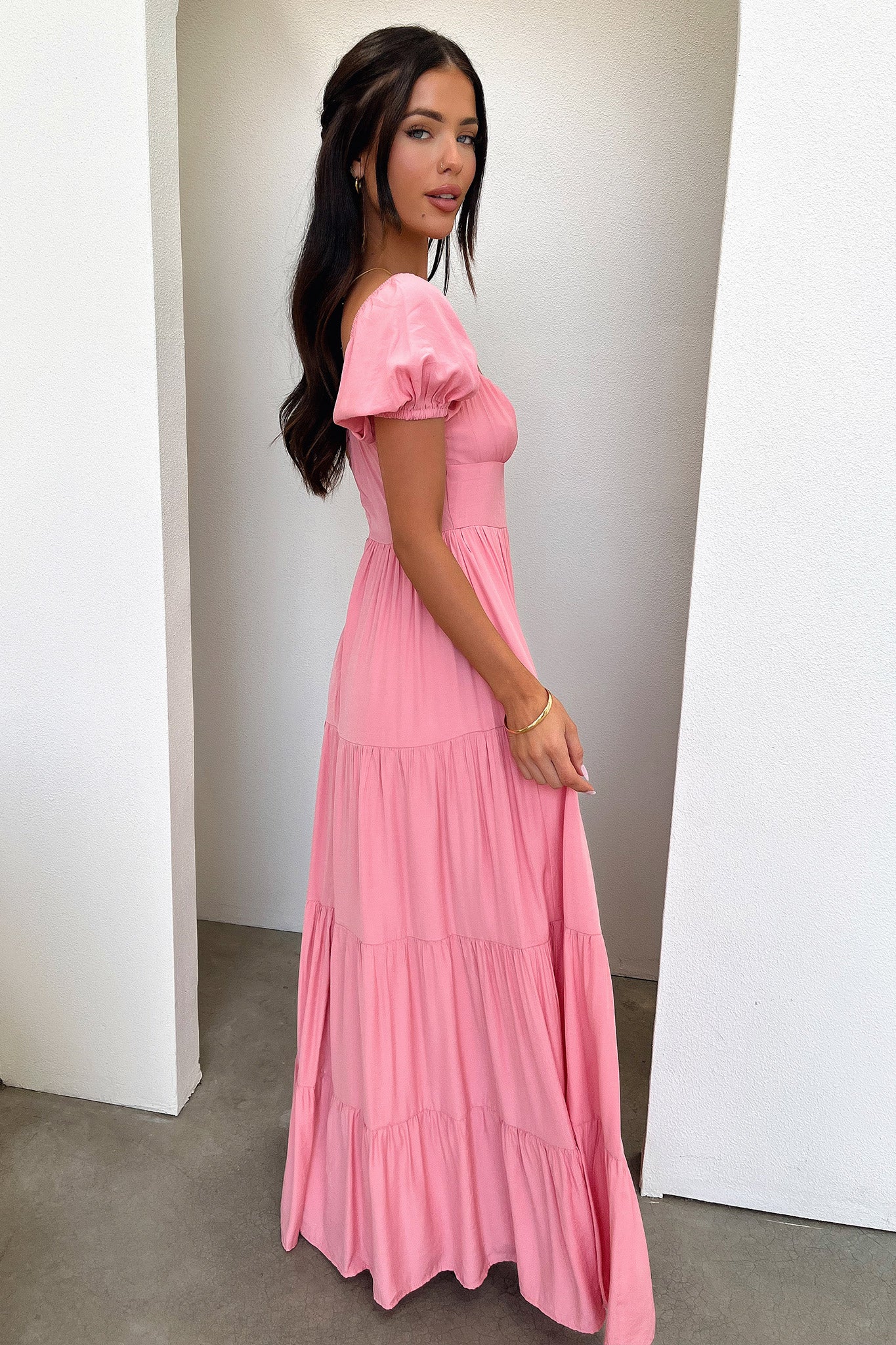Levona Maxi Dress - Rose-Coutiqo
